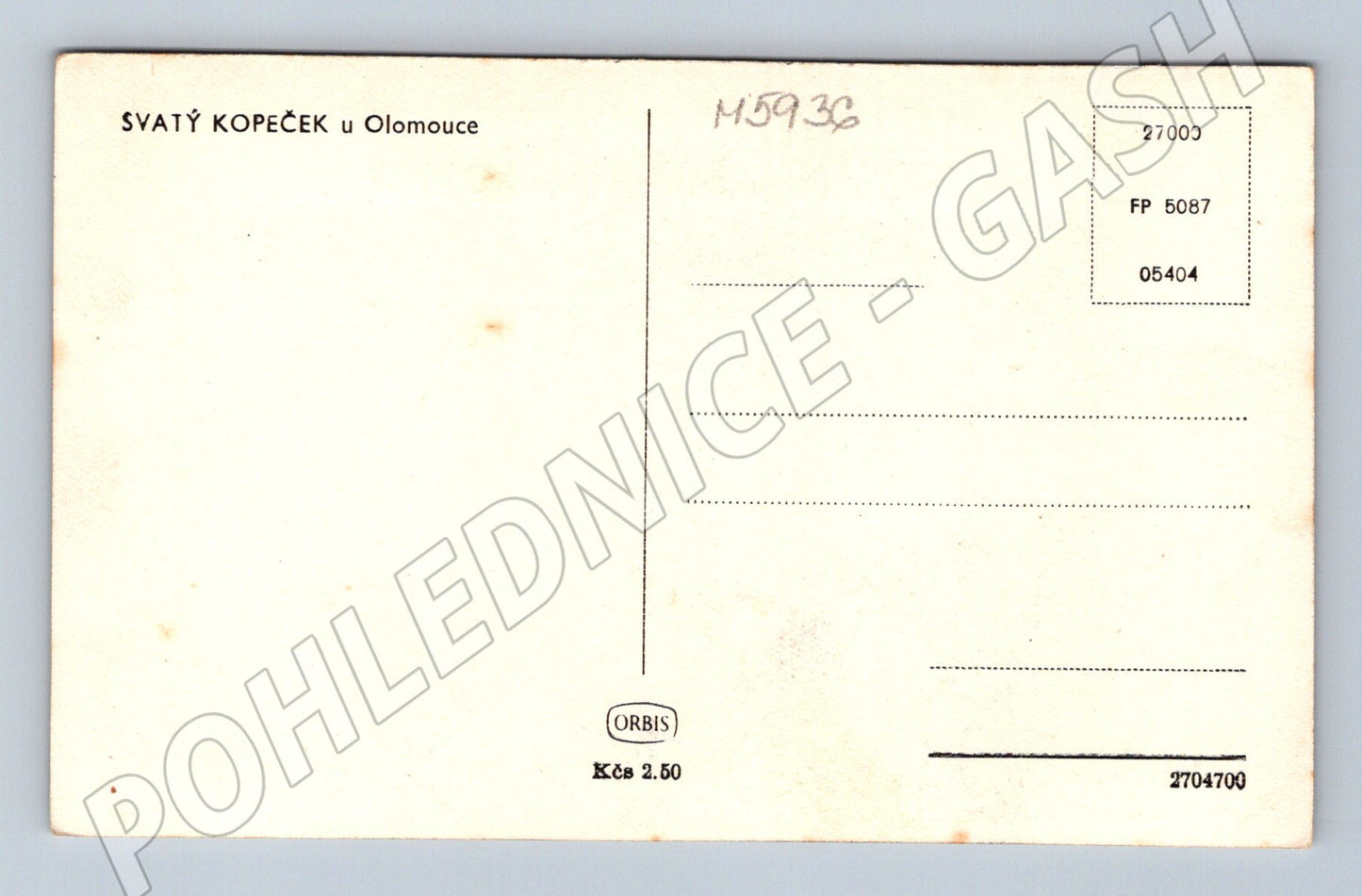 Pohlednice Svatý Kopeček u Olomouce historická (M5936)