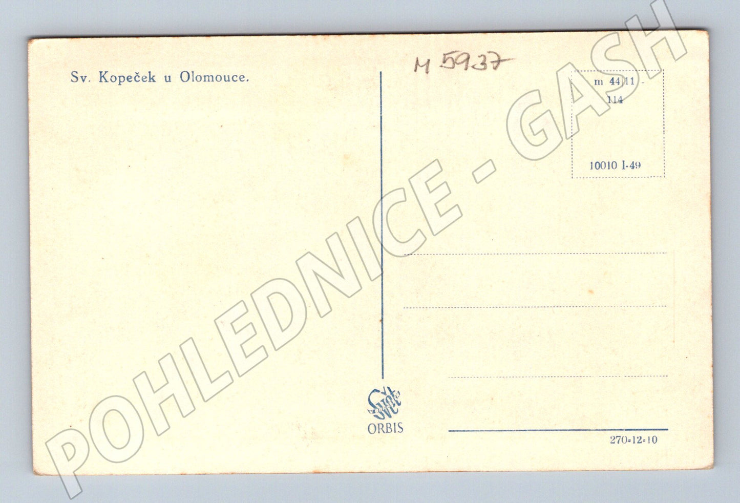 Pohlednice Svatý Kopeček u Olomouce bazilika (M5937)