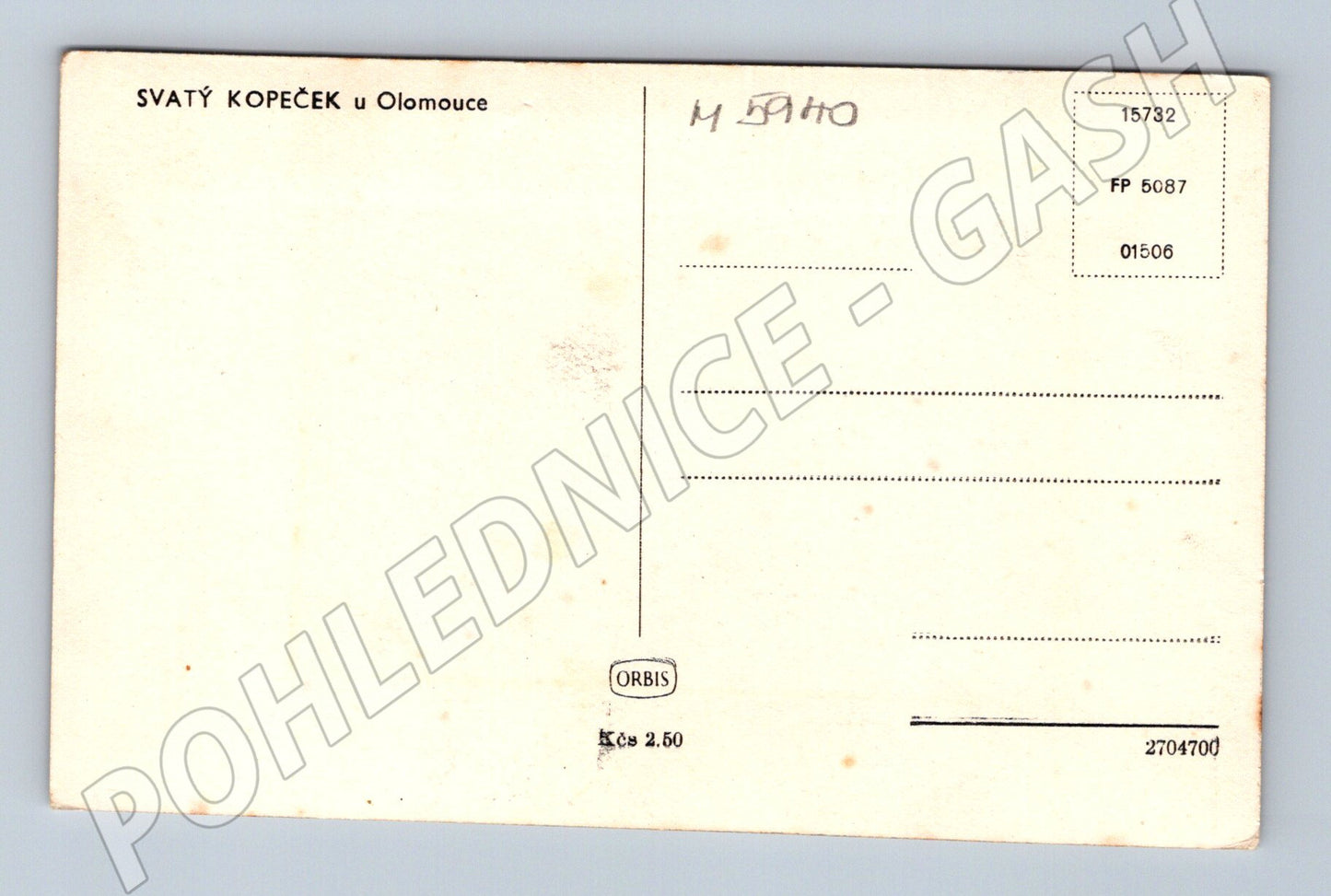 Pohlednice Svatý Kopeček u Olomouce historická (M5940)