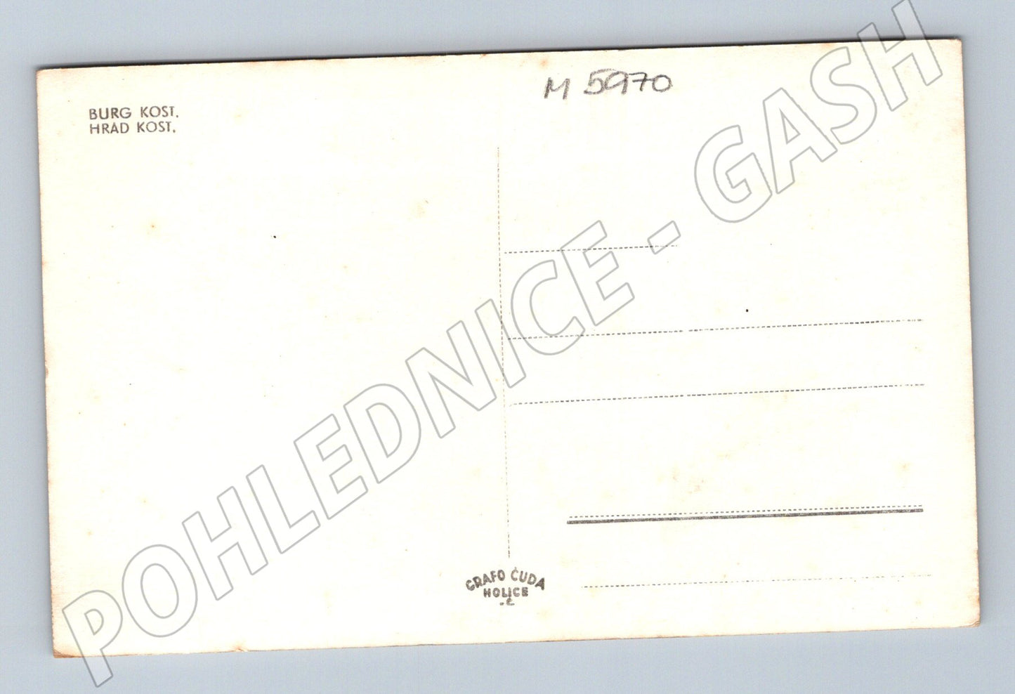 Pohlednice Hrad Kost historická ČR (M5970)
