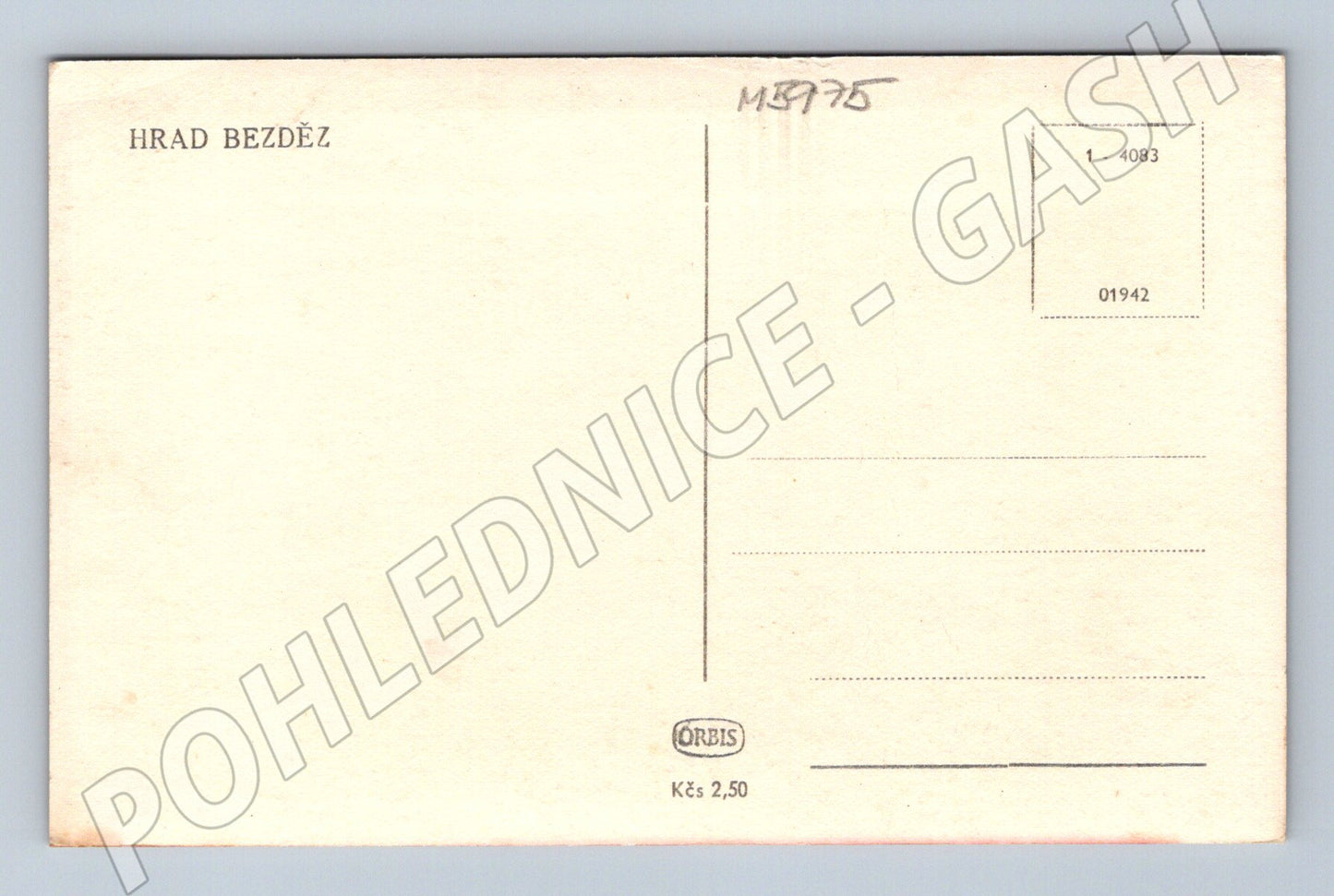 Pohlednice Hrad Bezděz historická (M5975)