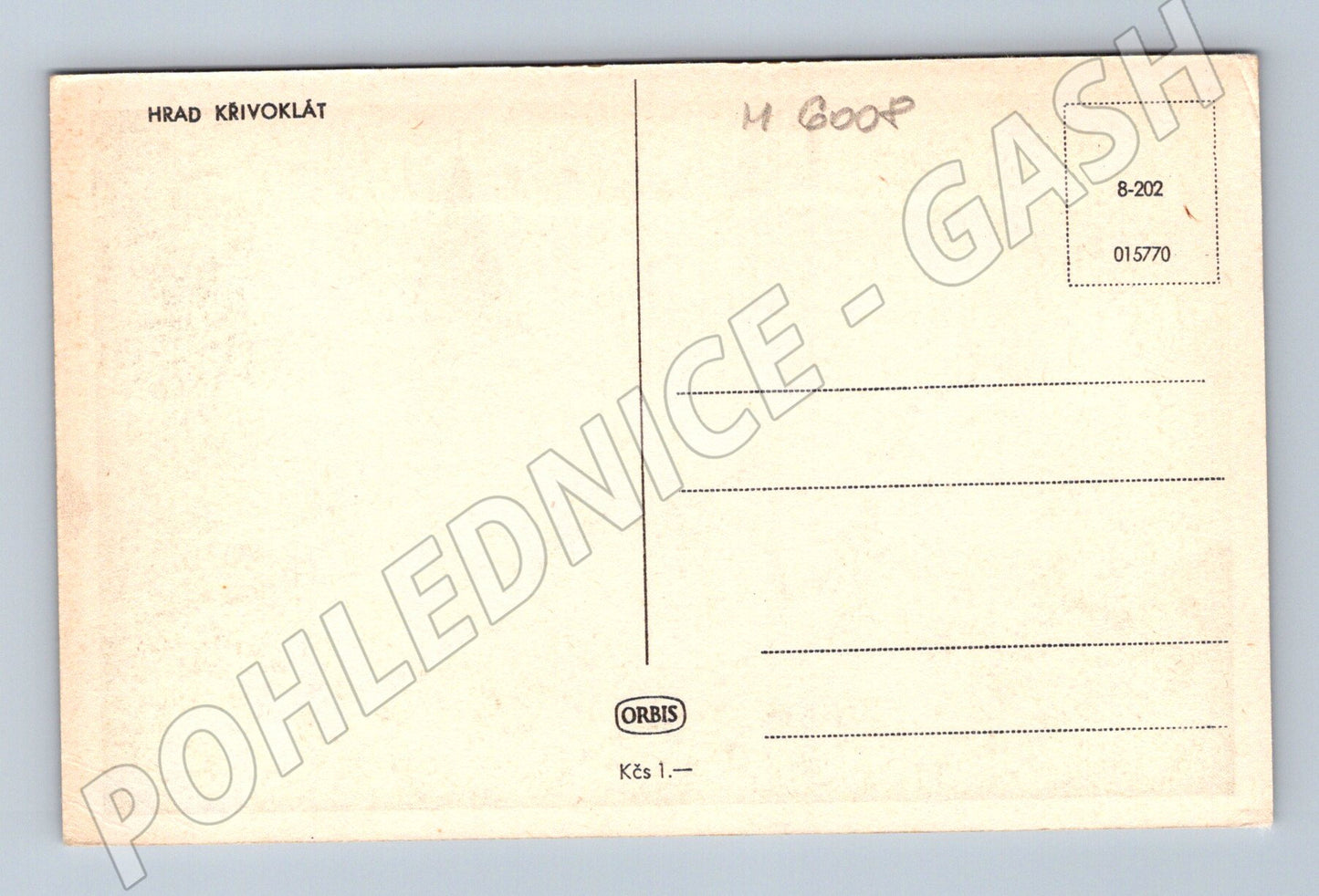 Pohlednice Hrad Křivoklát stará černobílá (M6008)