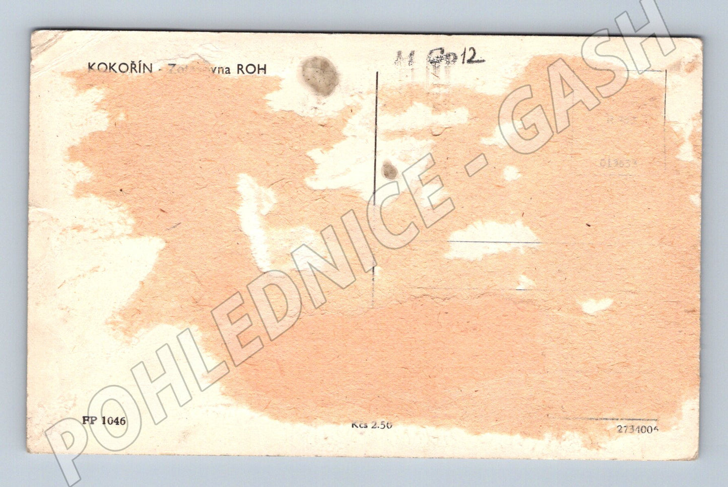 Pohlednice Hrad Kokořín starší černobílá (M6012)