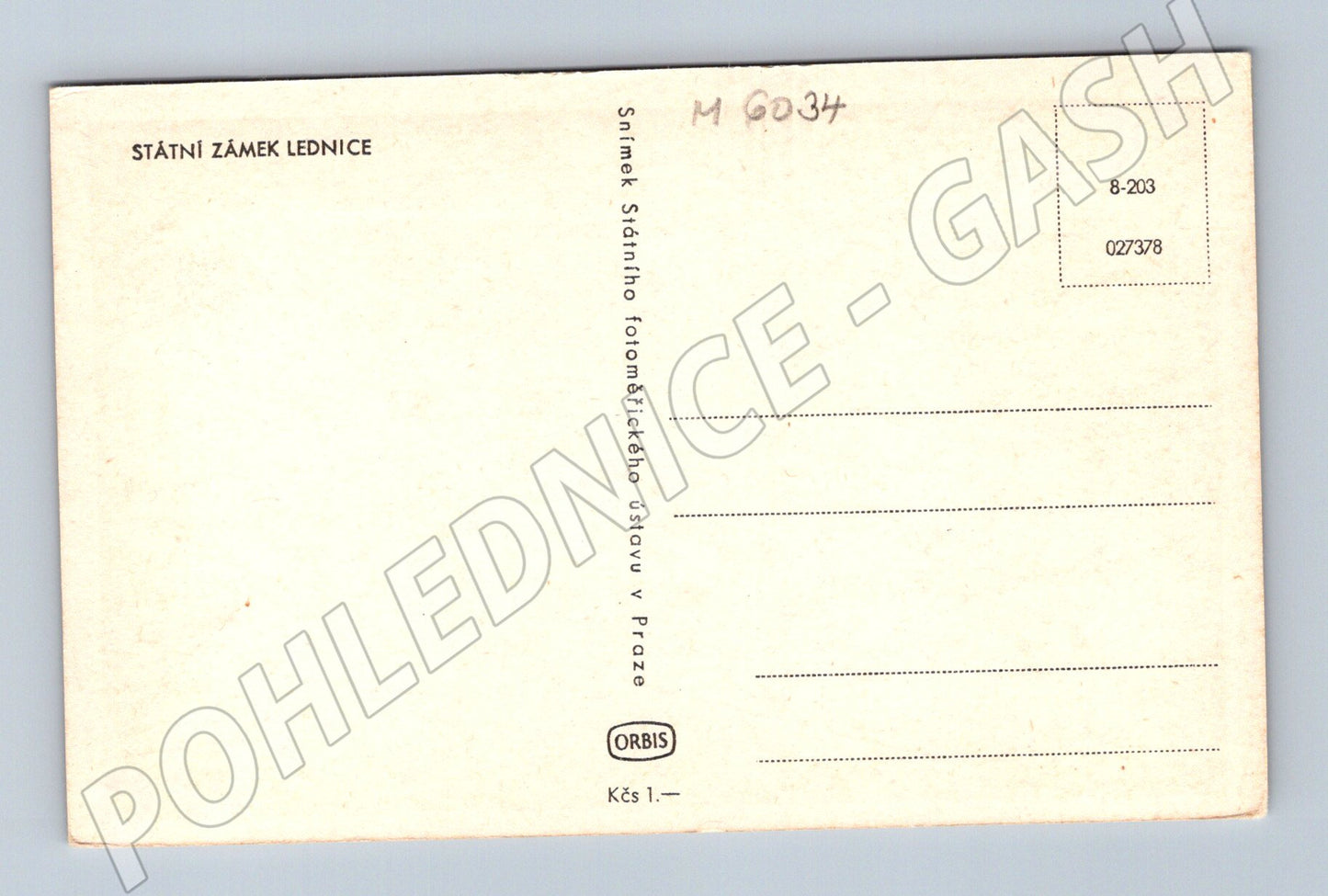 Pohlednice Státní zámek Lednice interiér (M6034)