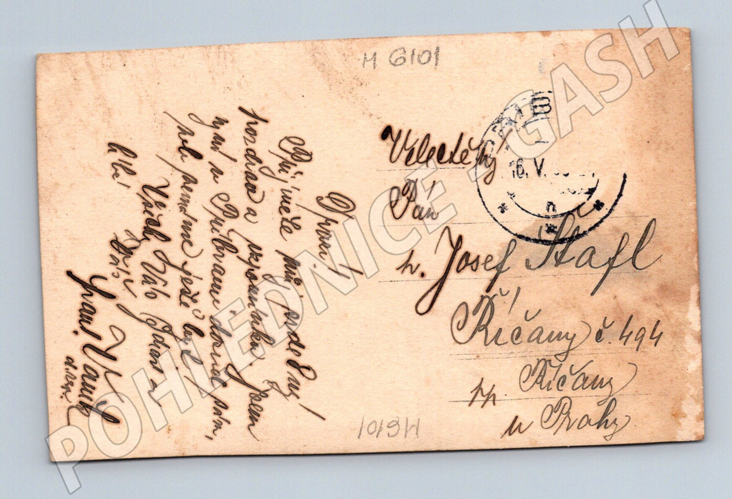 Pohlednice Svatá Hora Příbram prošlá baroko (M6101)