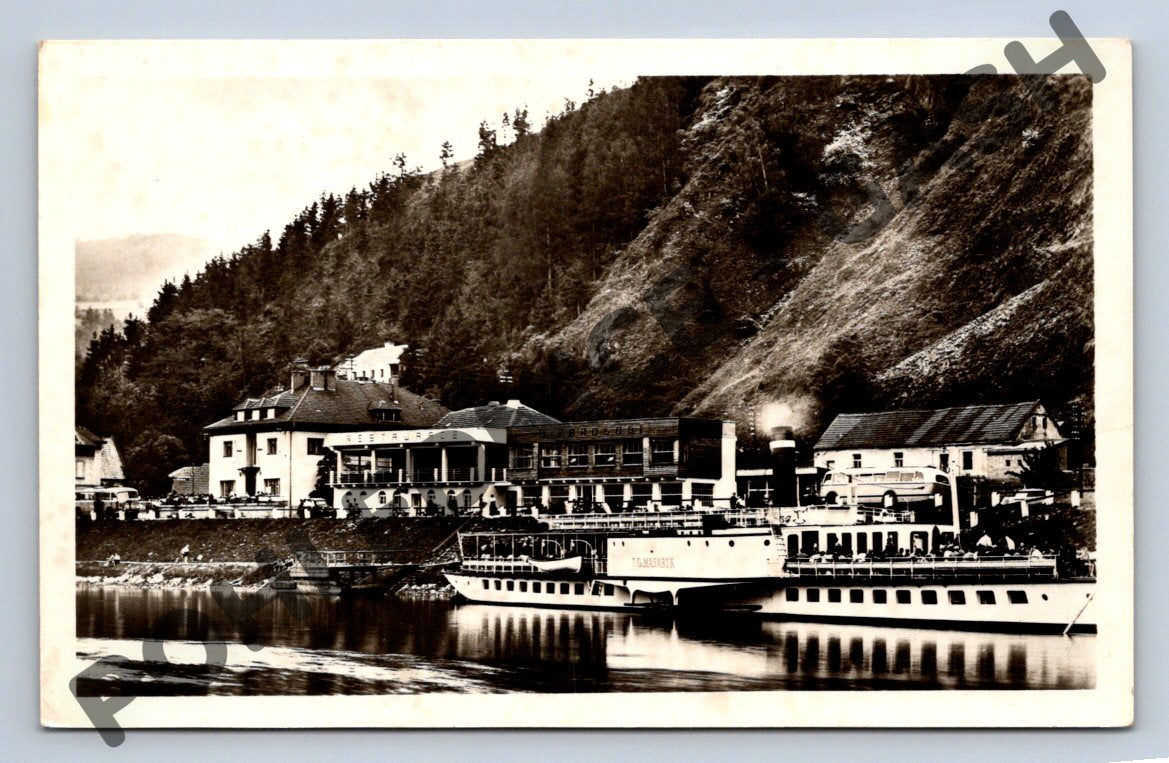 Pohlednice Štěchovice parník T G Masaryk (M623)