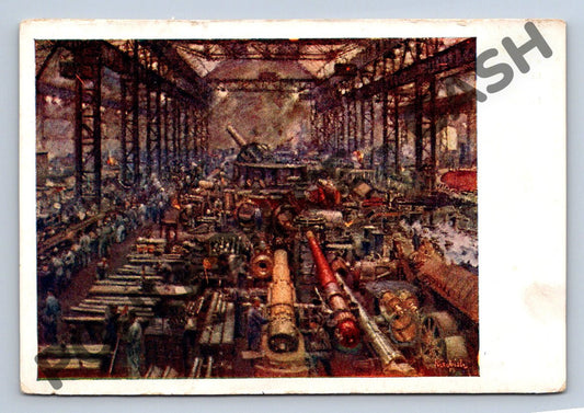 Pohlednice Škoda Plzeň výrobní hala (M625)