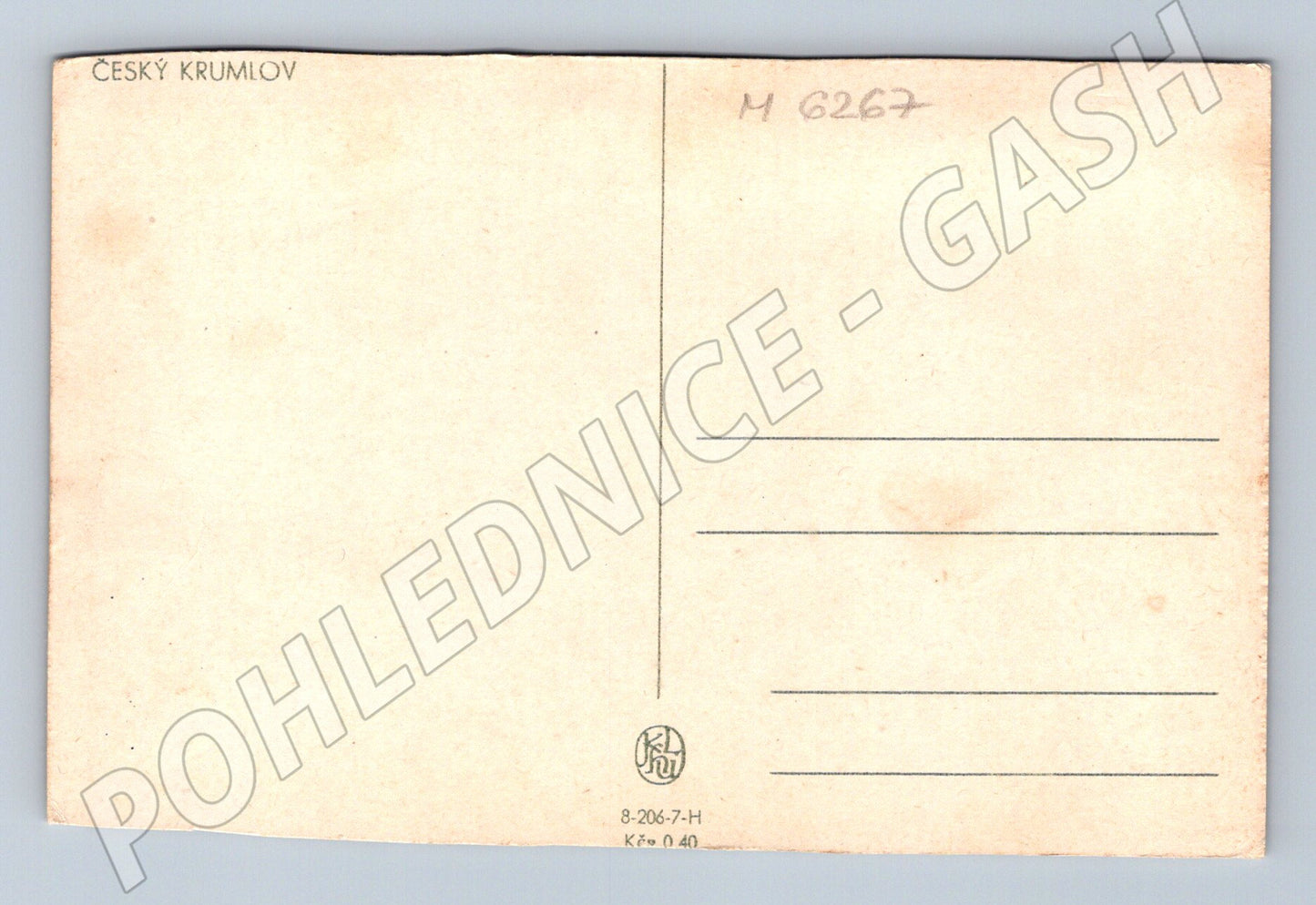 Pohlednice Český Krumlov zámek panorama (M6267)