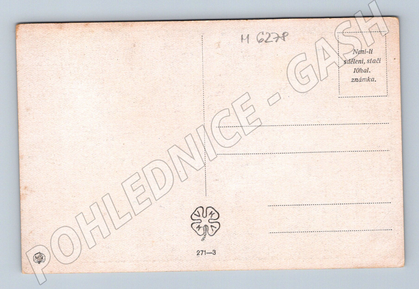 Pohlednice Víra portrét ženy C. V. Muttich (M6278)