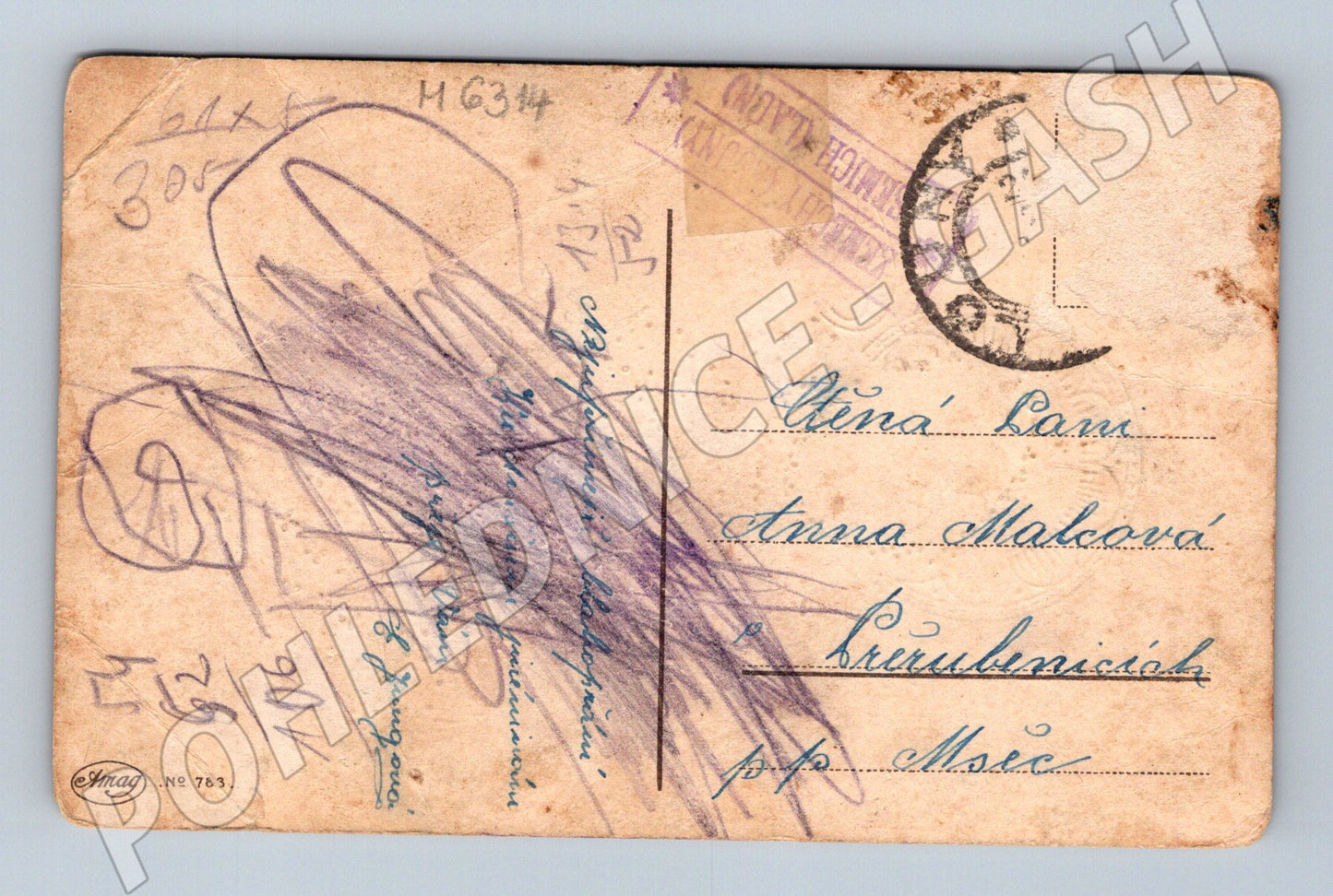 Pohlednice Svatá Anna kolorovaná (M6314)