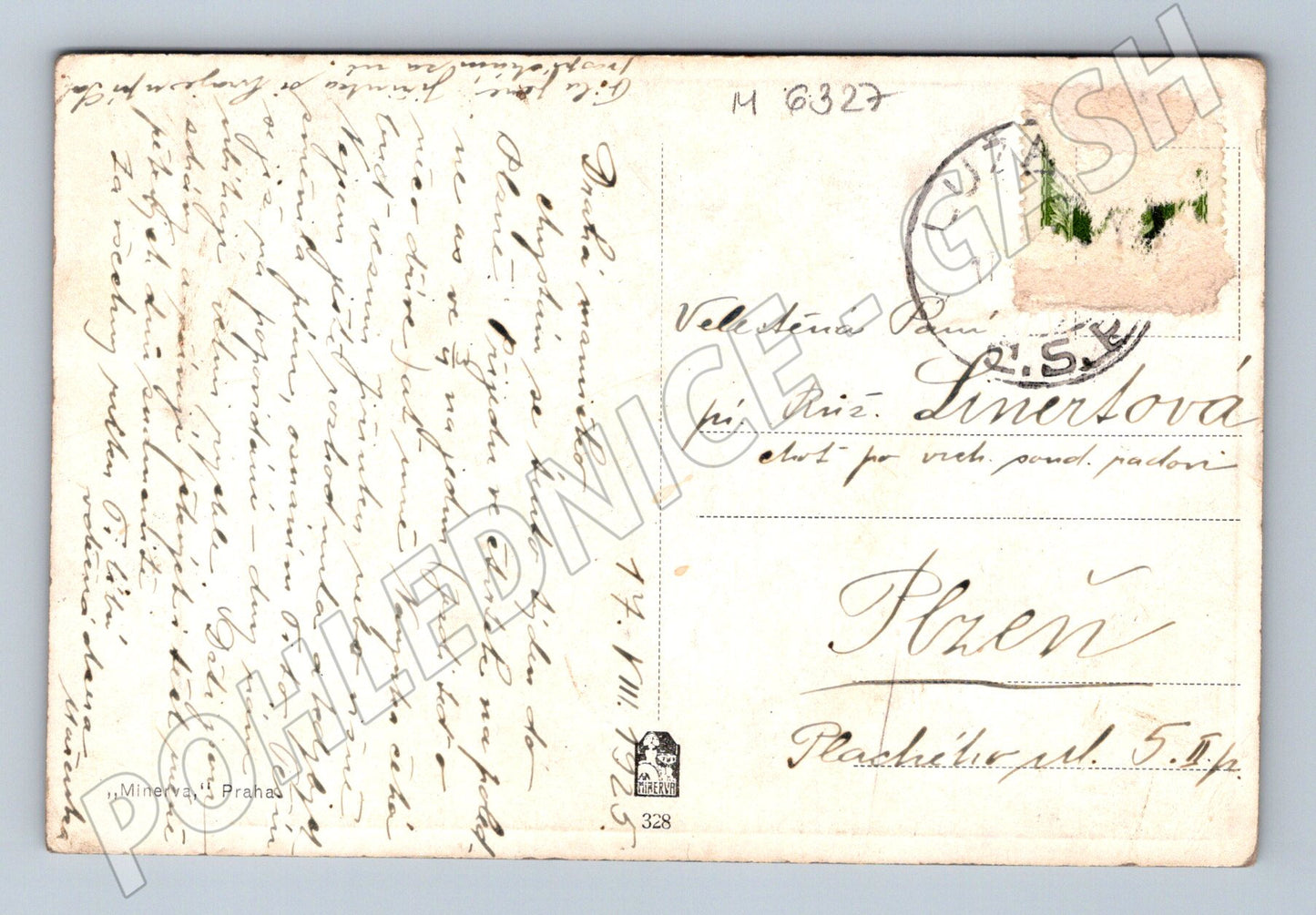 Pohlednice Špillar Chodské majetáty (M6327)