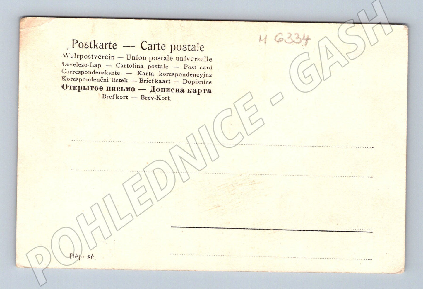 Pohlednice kalendář 1905 malý formát (M6334)