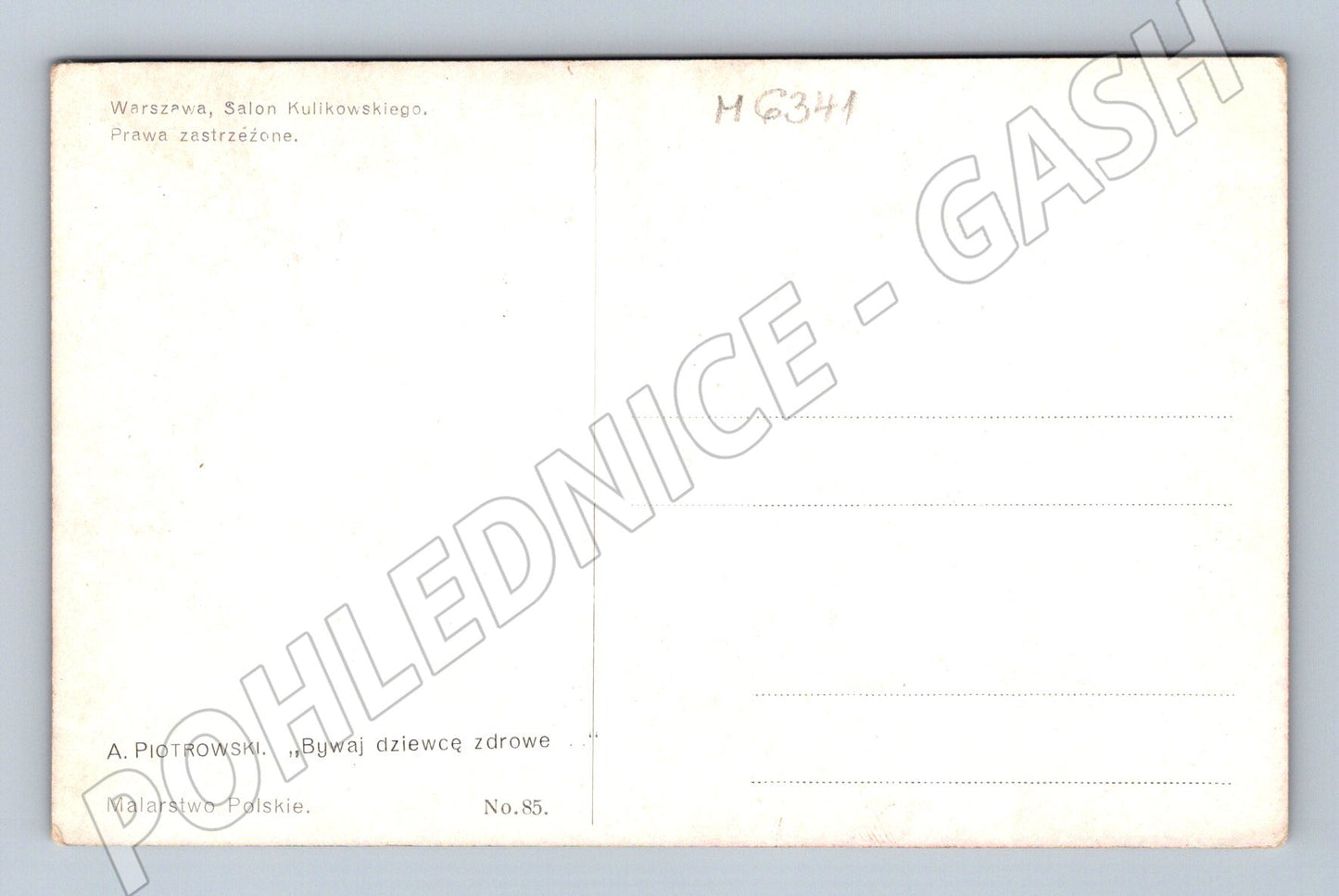 Pohlednice A. Piotrowski polská malba (M6341)