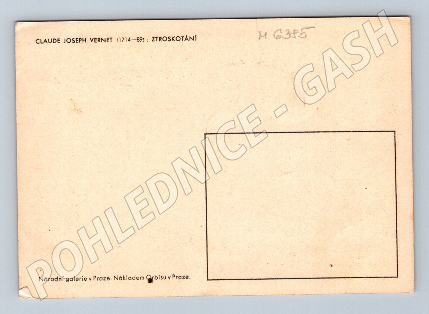 Pohlednice Vernet Ztroskotání loď moře (M6385)