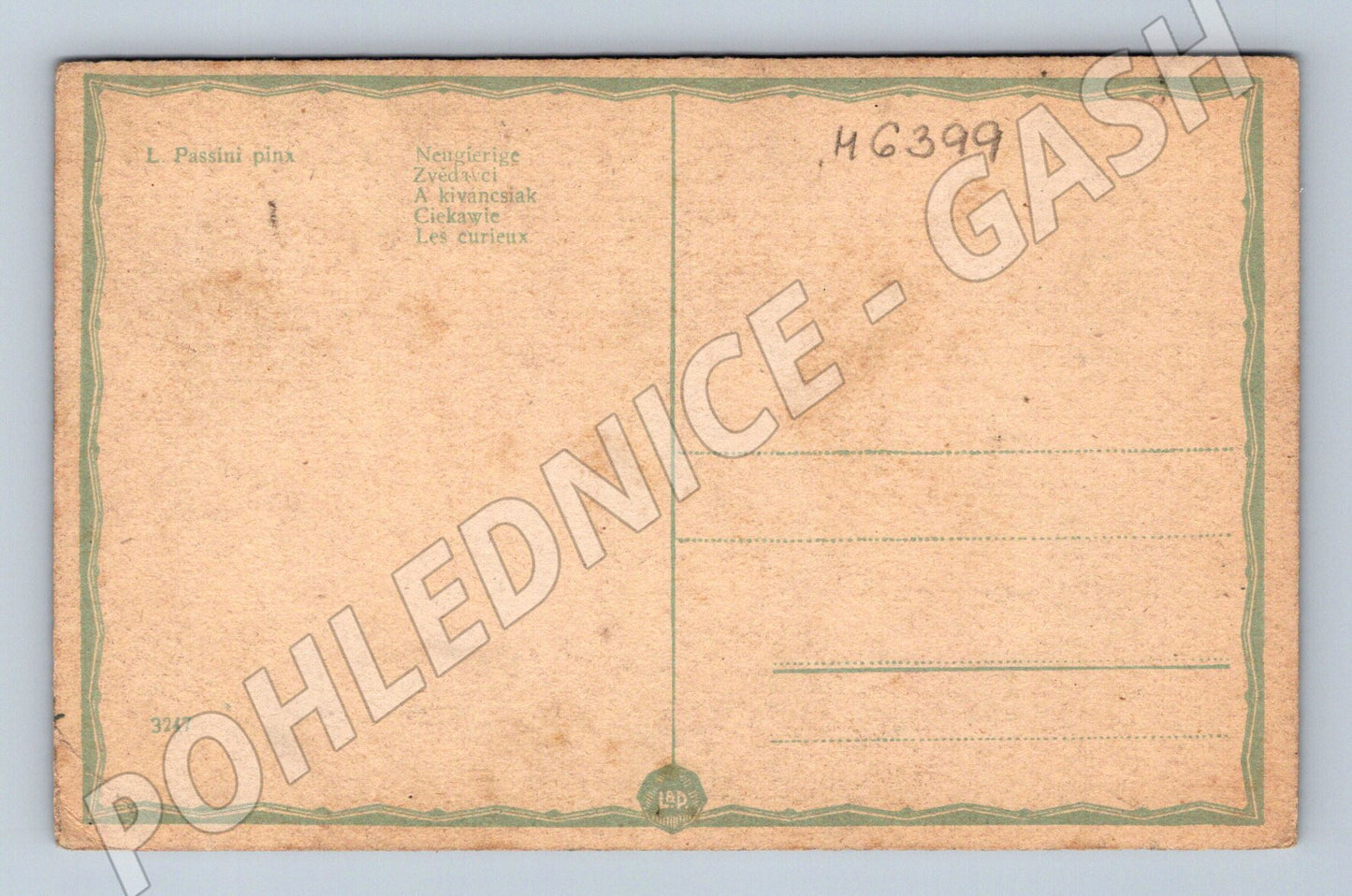 Pohlednice Zvědavci L. Passini (M6399)