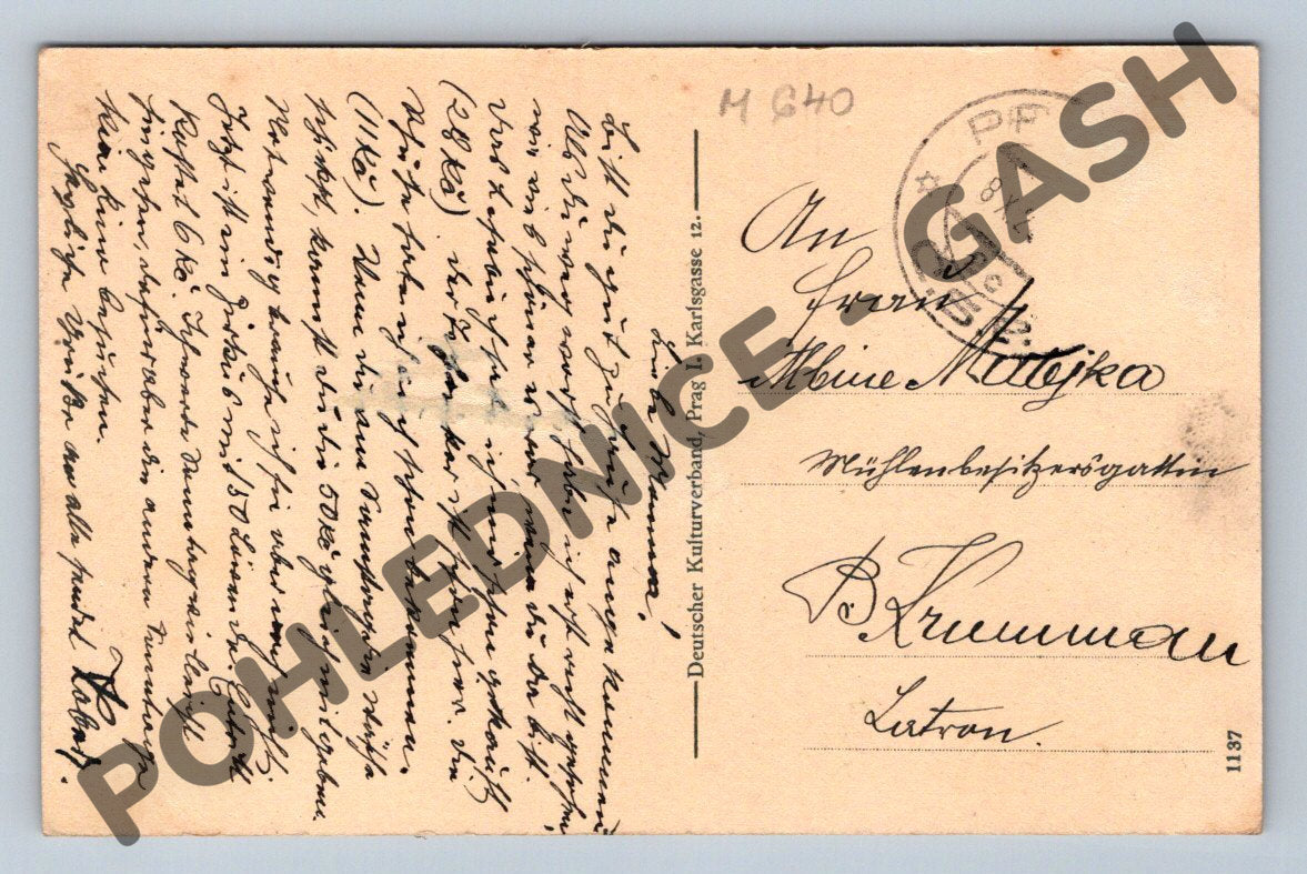 Postcard Charles Bridge Prague historical black and white Czechoslovakia (M640)