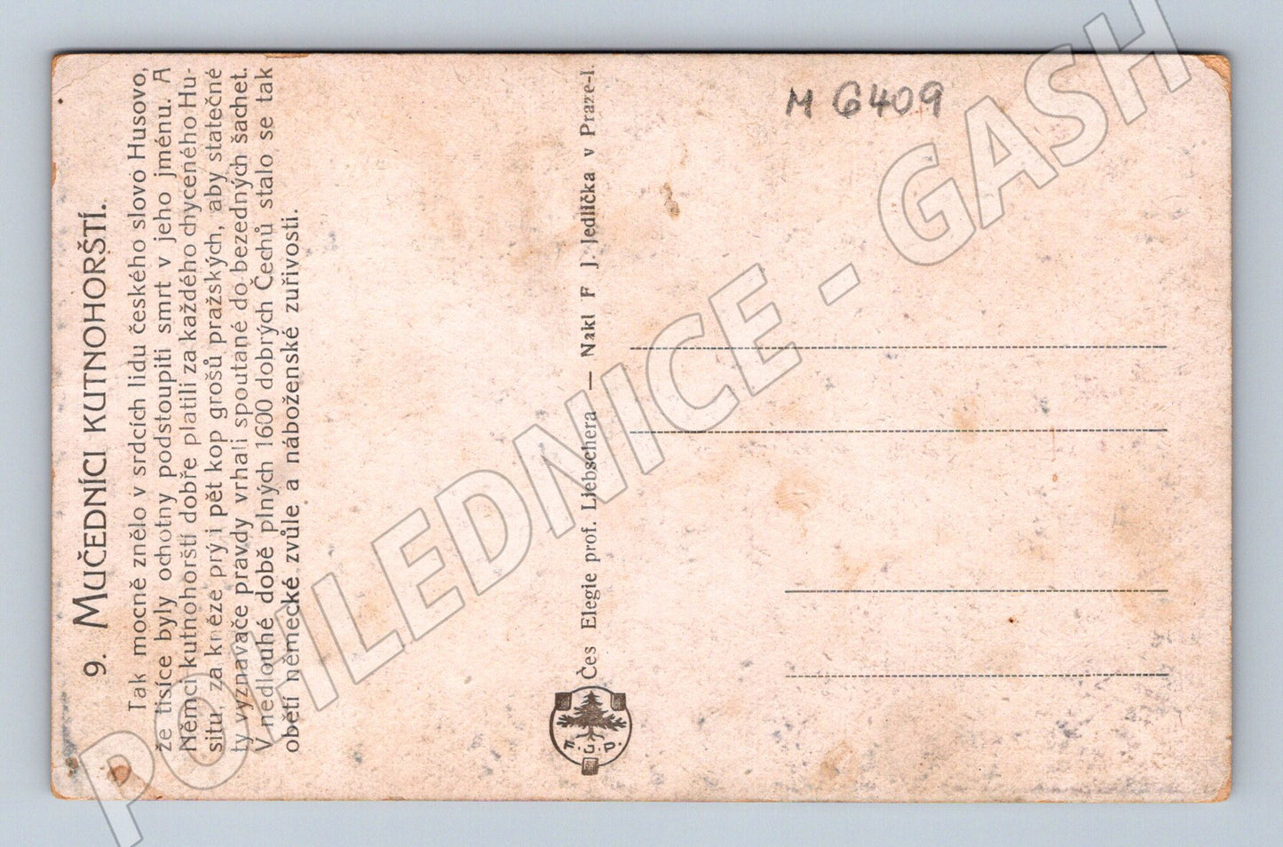 Pohlednice Mučedníci kutnohorští malý formát (M6409)