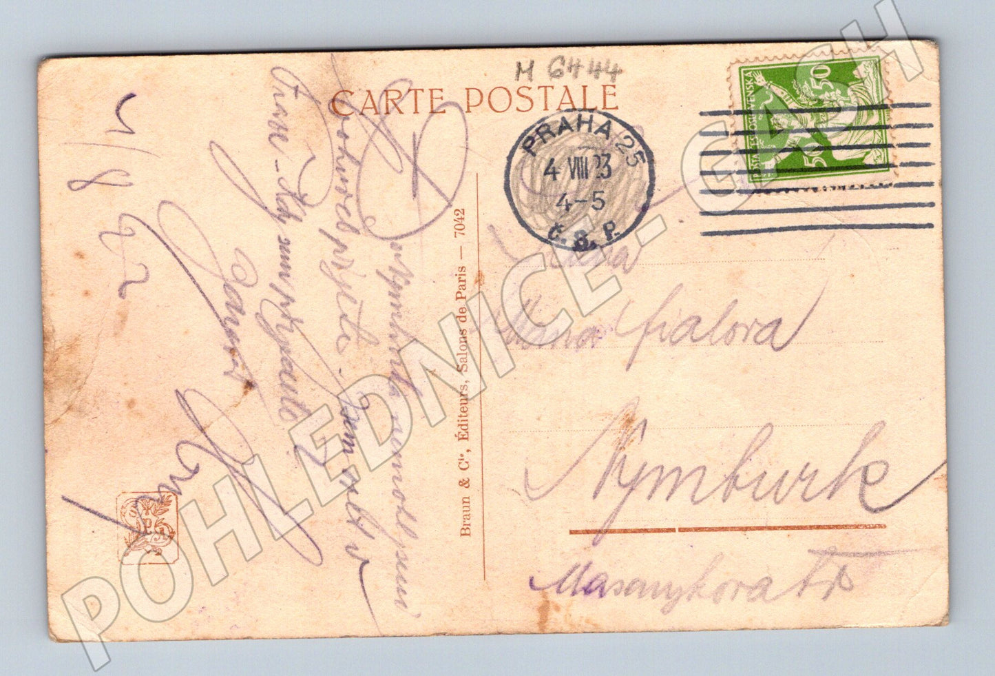 Pohlednice Sur le torrent H. Boya 1923 (M6444)