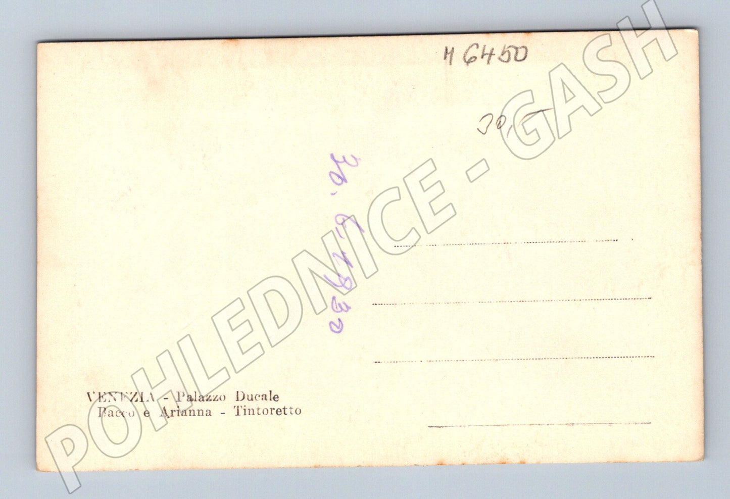 Pohlednice Tintoretto Bacchus a Arianna (M6450)