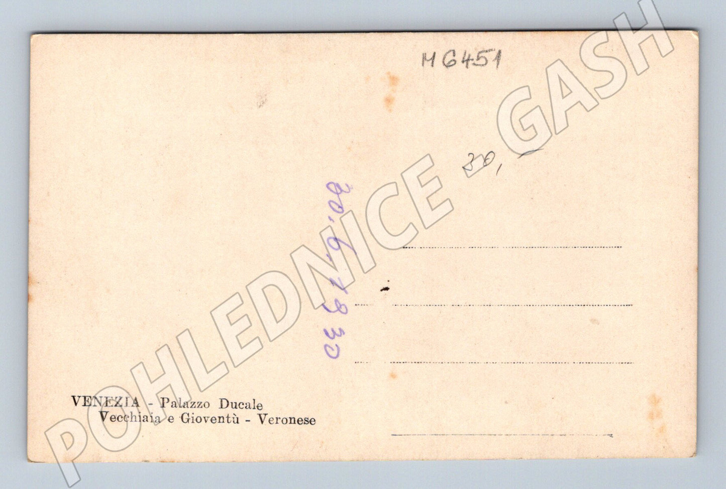 Pohlednice Veronese Vecchiaia e Gioventù (M6451)