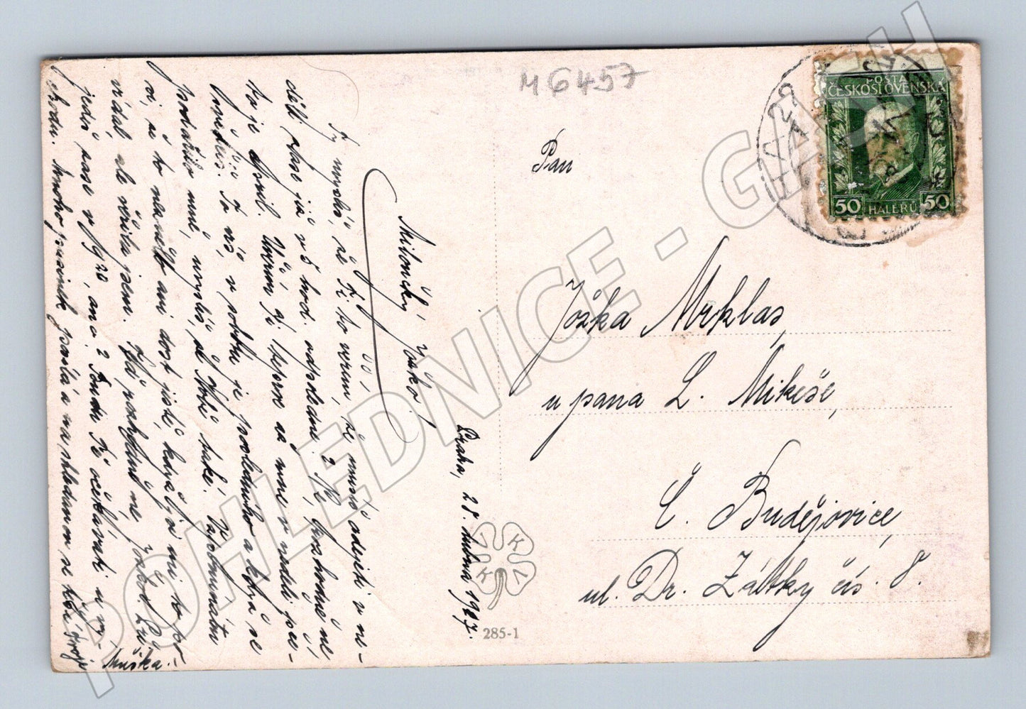 Pohlednice Šetelík venkovský motiv 1937 (M6457)