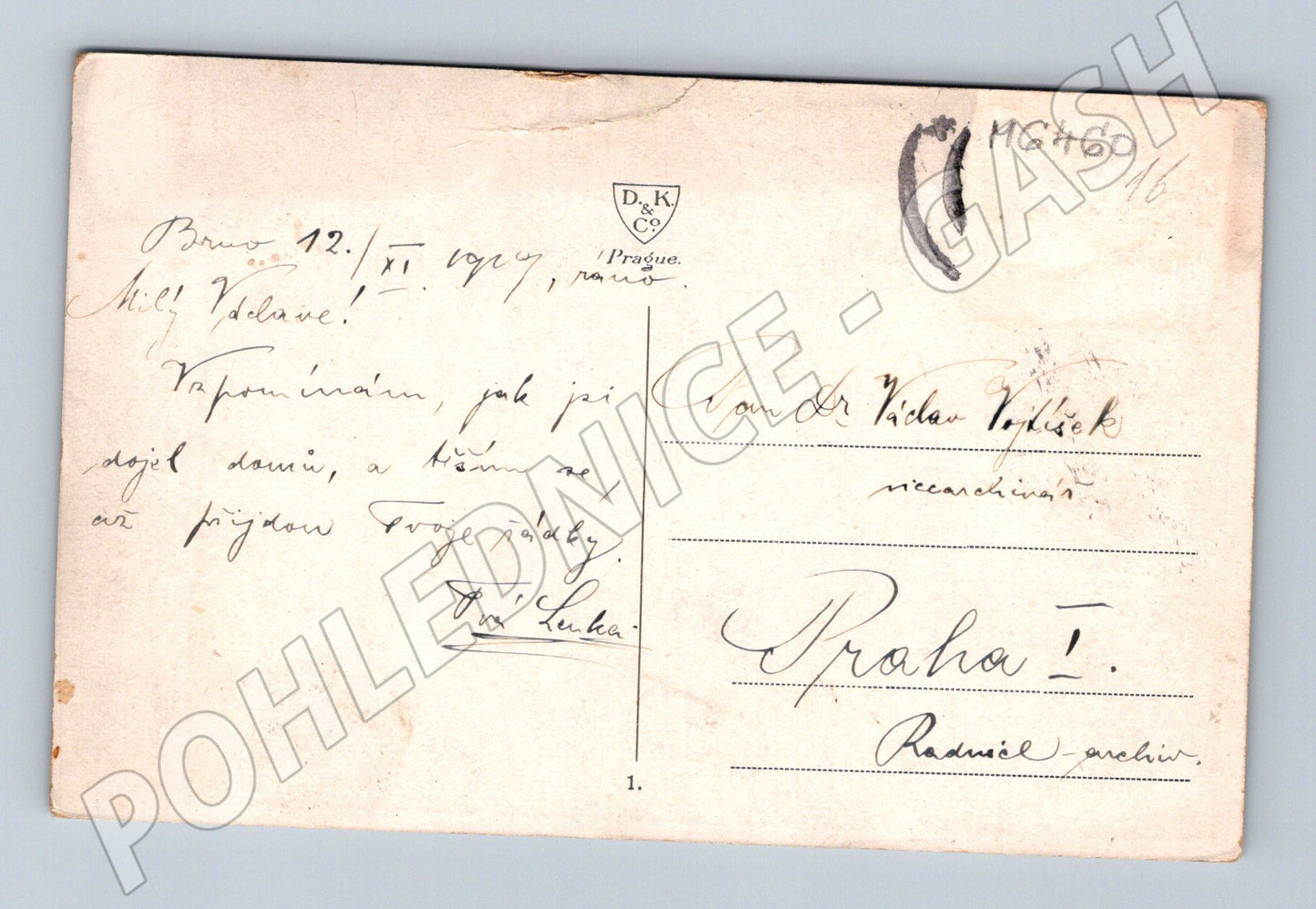 Pohlednice Slavíček Letná v Praze (M6460)