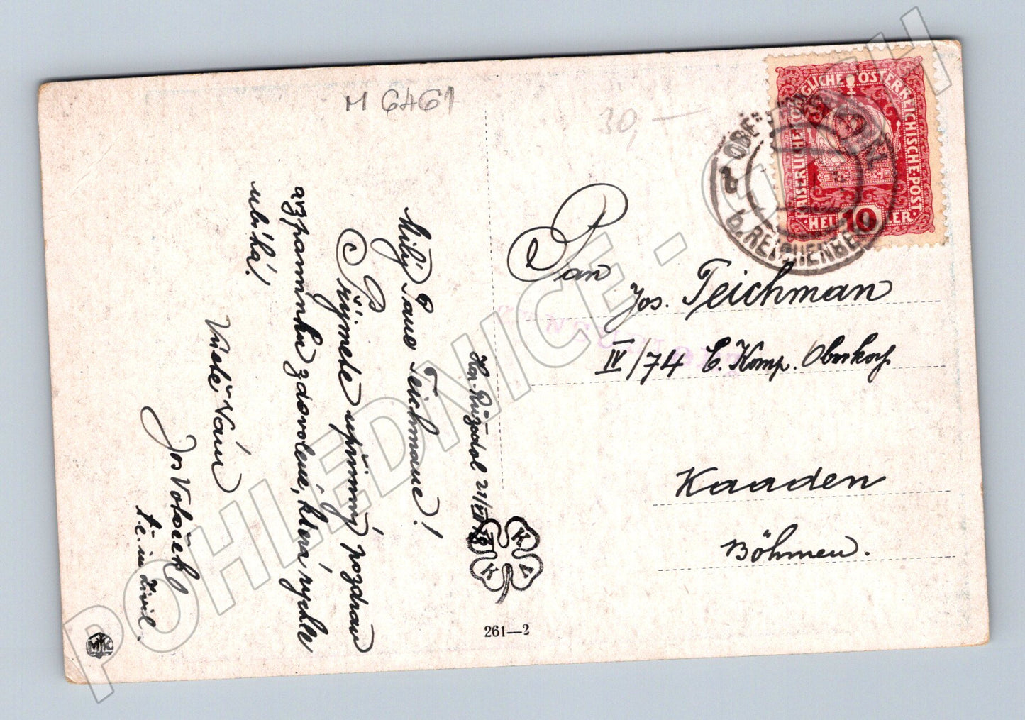 Pohlednice Dítě jihu Josef Ženišek (M6461)