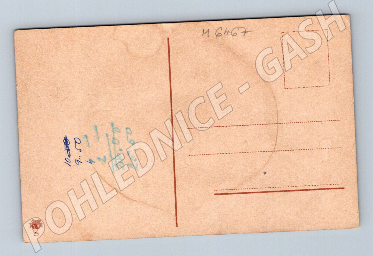 Pohlednice zimní mostek chalupa Ev. Senger (M6467)