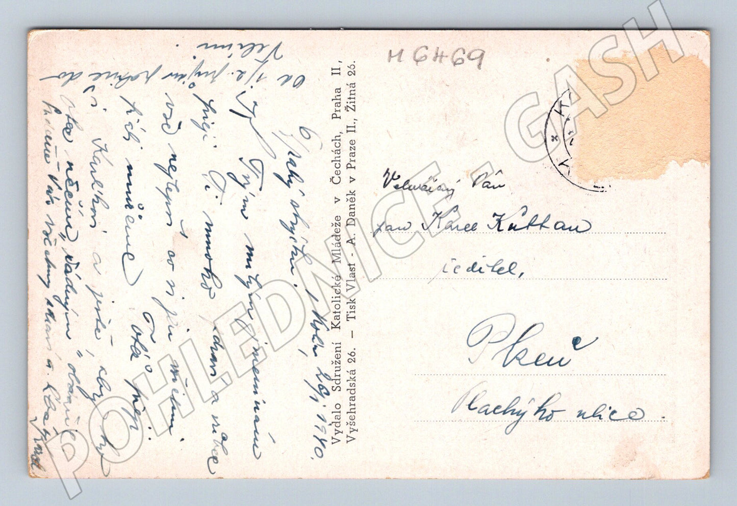 Pohlednice Josef Mánes Líbánky na Hané (M6469)