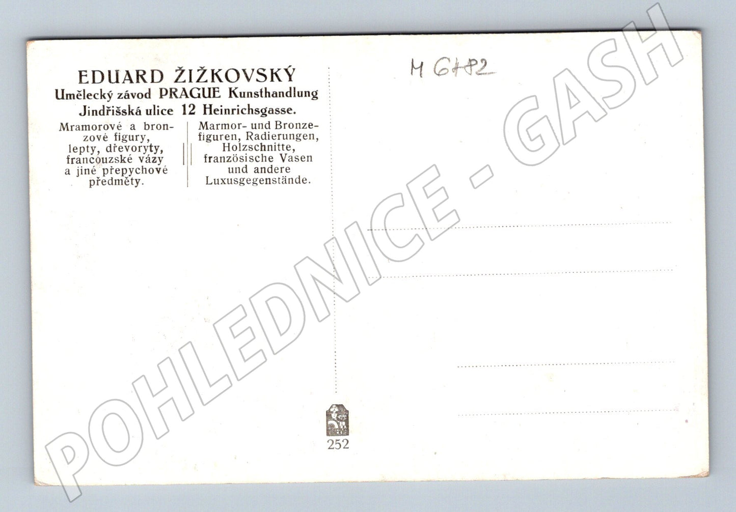 Pohlednice J. Mánes Im Sommer Žižkovský (M6482)