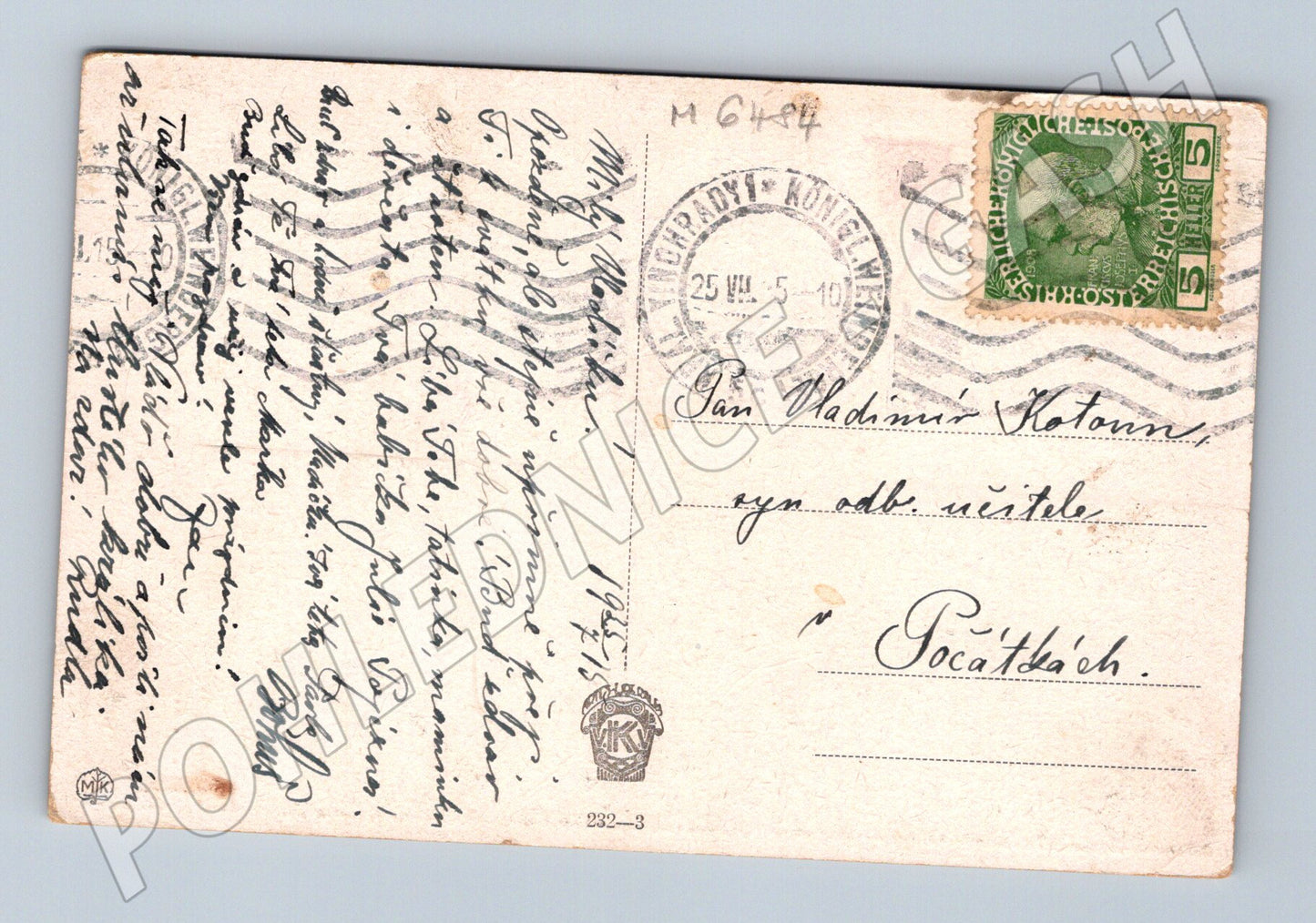 Pohlednice Naše děti C. V. Muttich 1910 (M6484)