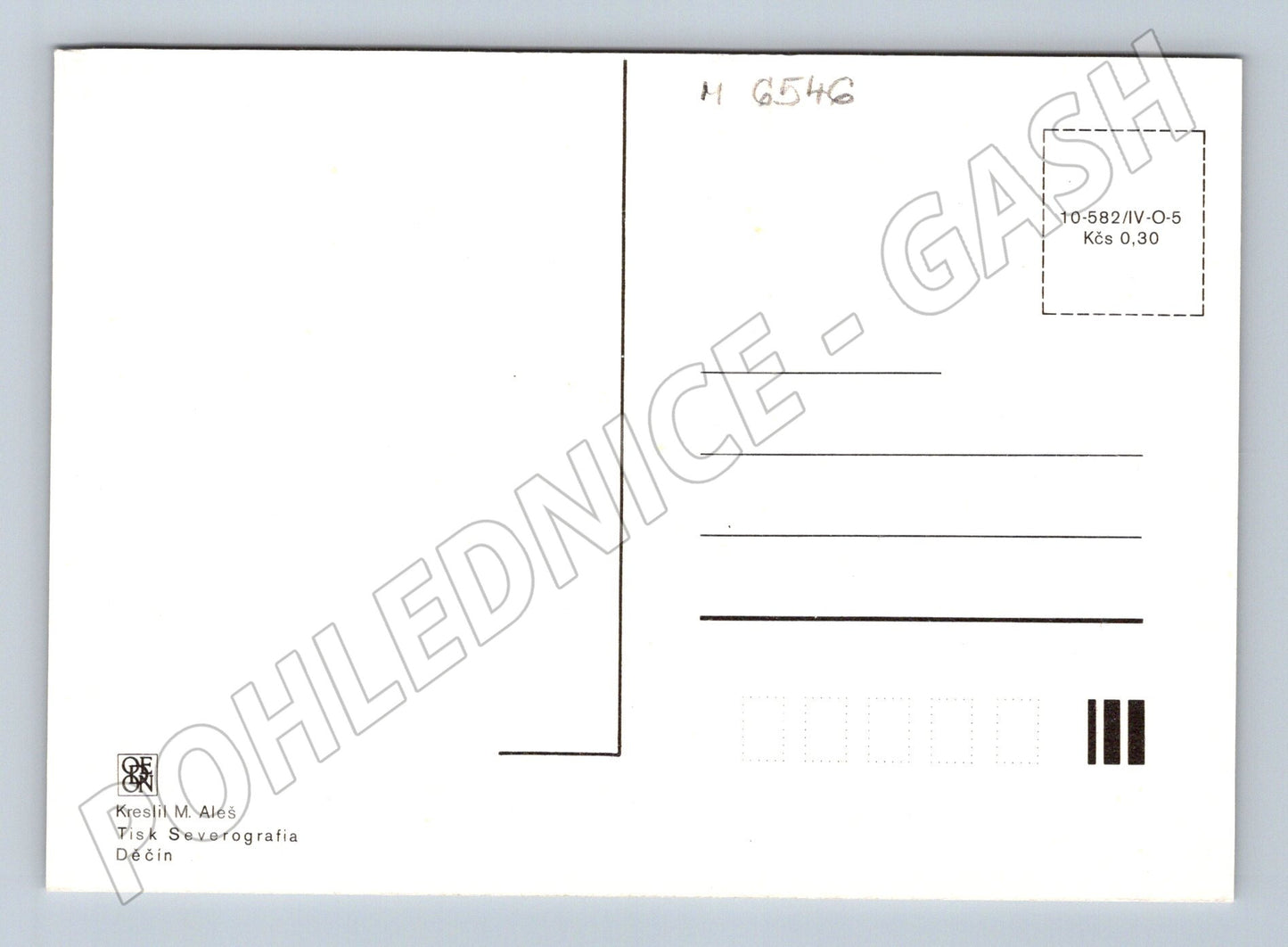 Pohlednice Mikoláš Aleš Na racích (M6546)