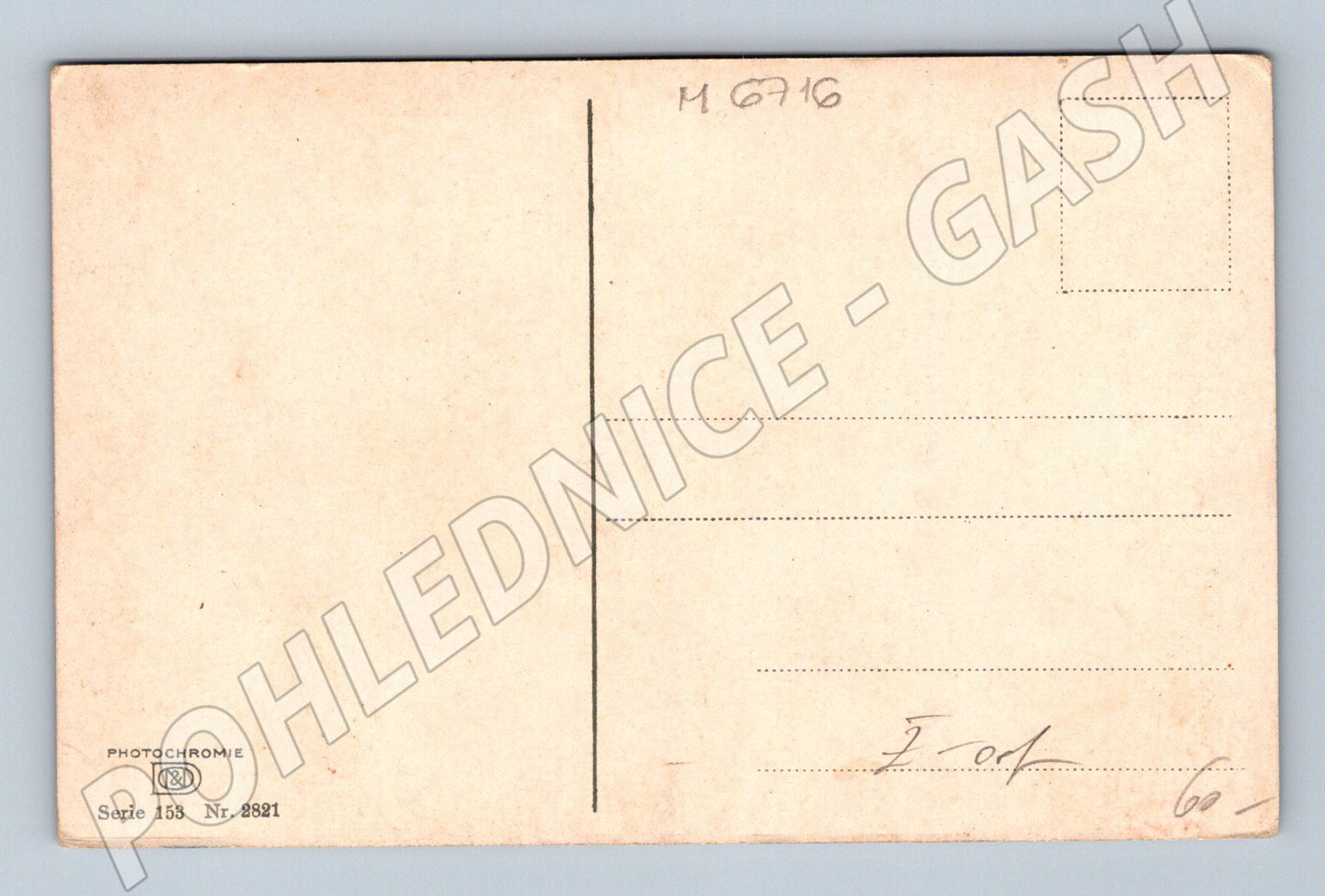 Pohlednice koňský povoz u brodu (M6716)