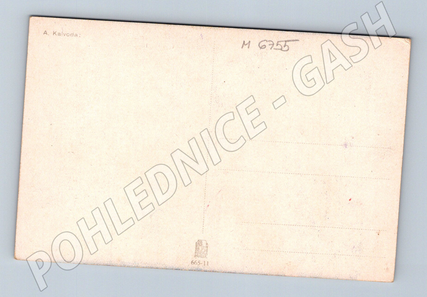 Postcard Alois Kalvoda landscape painting (M6755)