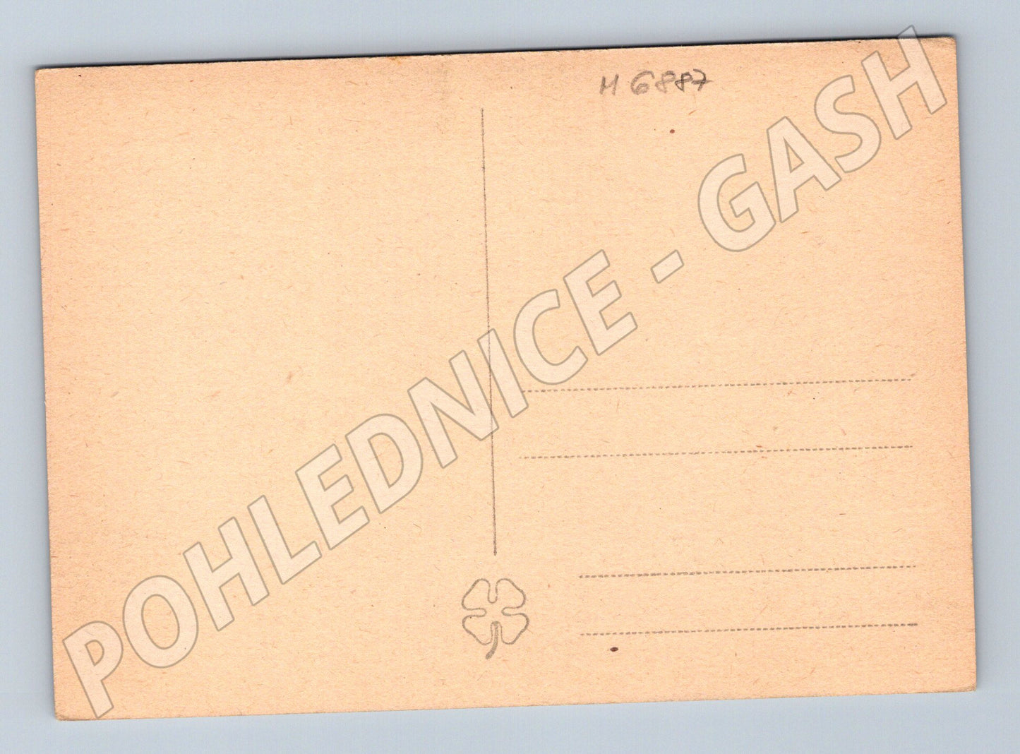 Pohlednice Venkovský dům a studna jaro (M6887)