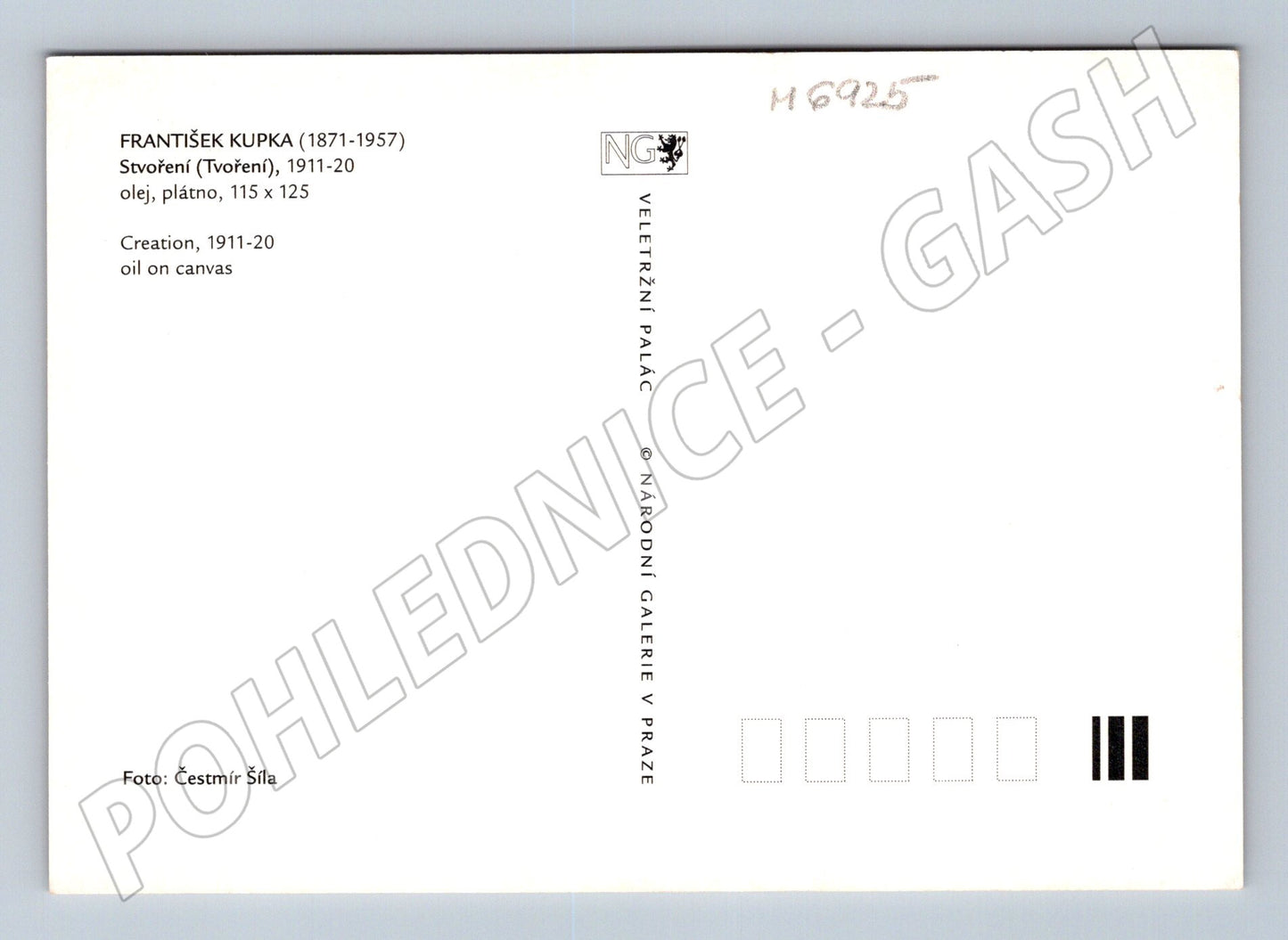 Pohlednice Kupka Stvoření abstrakce (M6925)