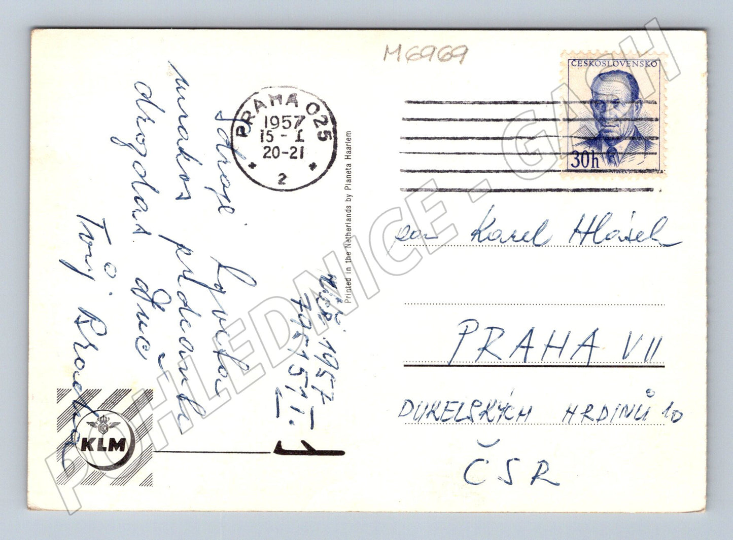 Pohlednice Montmartre Sacré-Cœur 1957 (M6969)