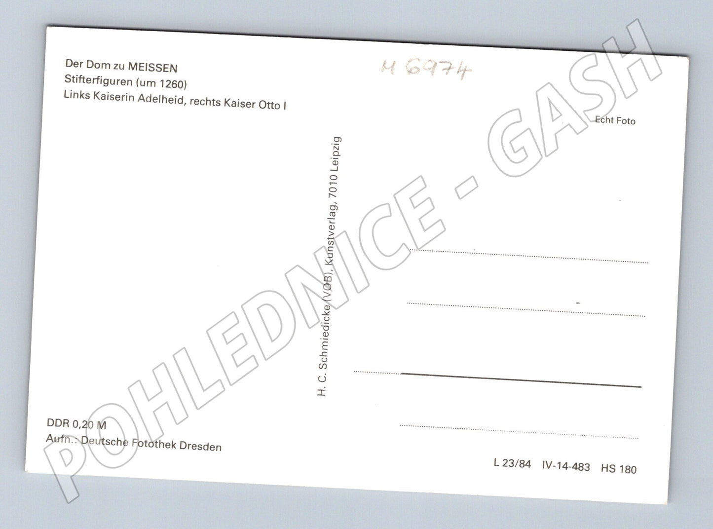 Pohlednice Meissen Donátoři Adelheid a Otto I. (M6974)