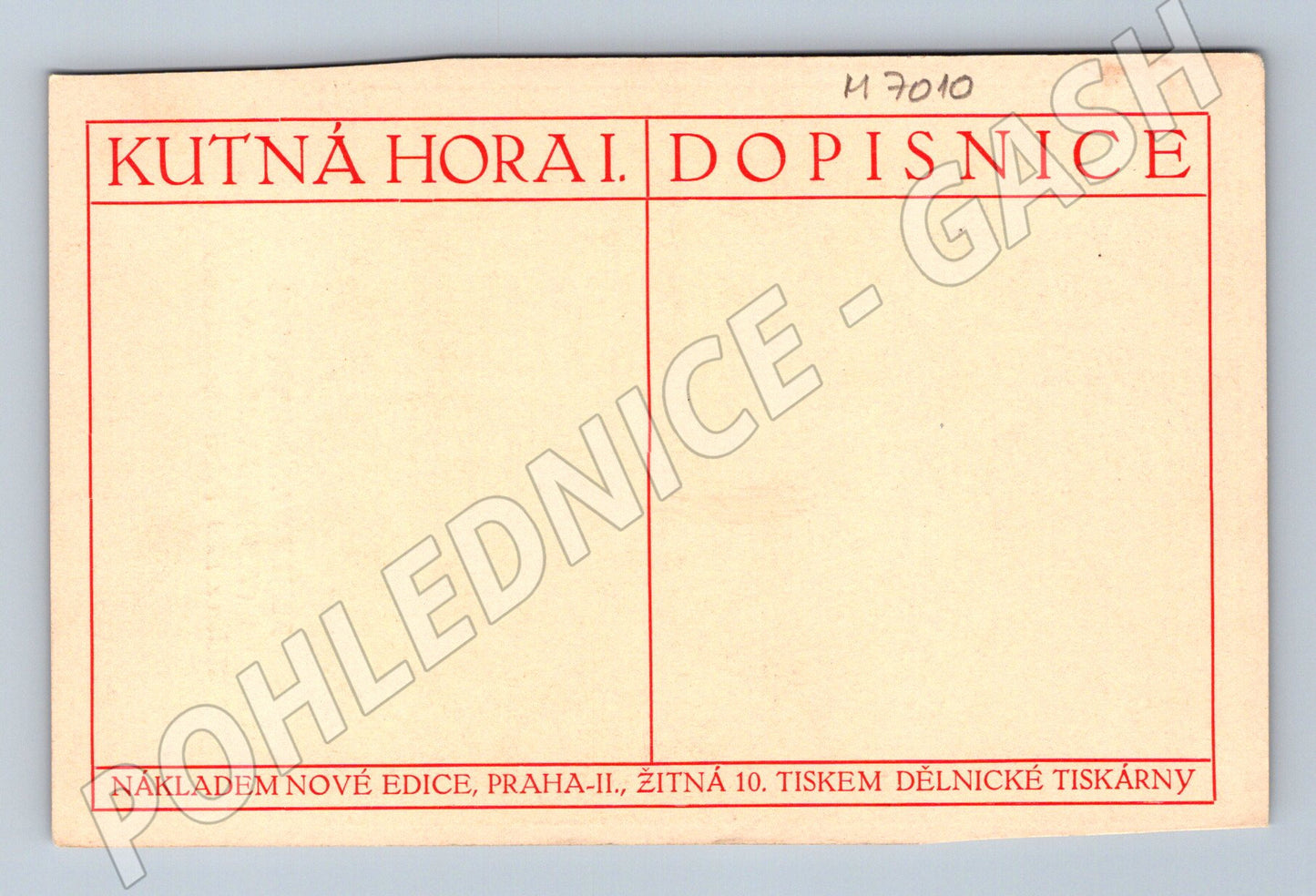 Pohlednice Kutná Hora reliéf Tří králů (M7010)