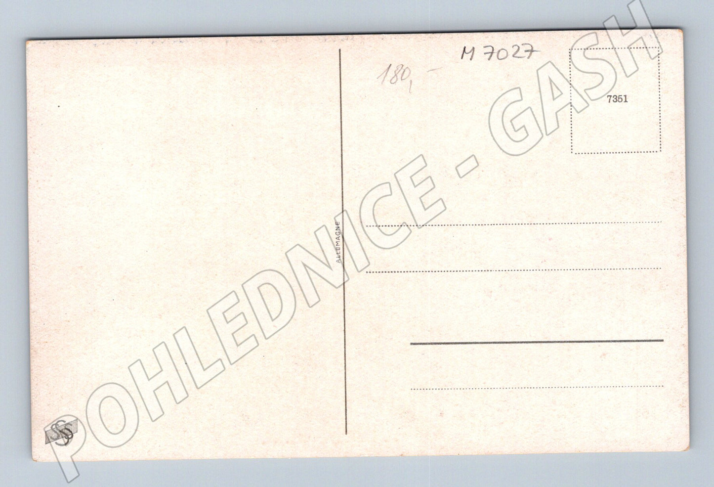 Pohlednice Vodní lyžování retro (M7027)