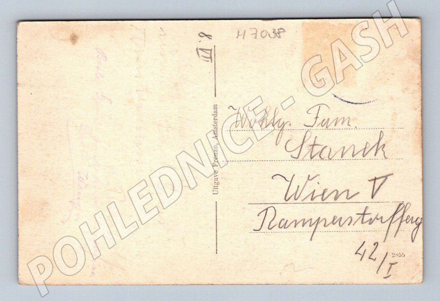 Pohlednice Amsterdam Amstel lodě (M7038)