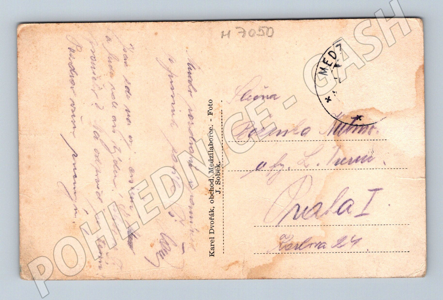 Postcard Medzilaborce general view (M7050)