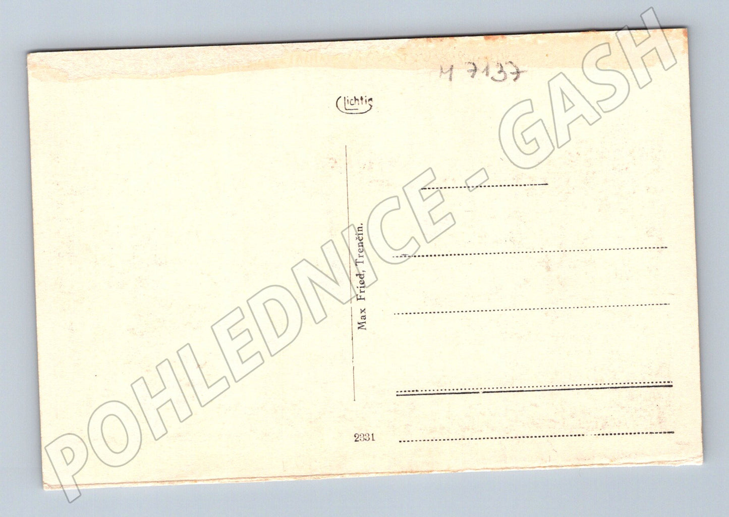 Pohlednice Trenčín náměstí historická (M7137)