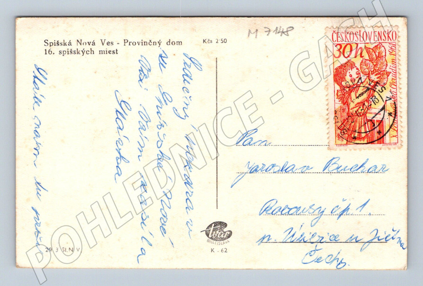 Pohlednice Spišská Nová Ves Provinčný dom (M7148)