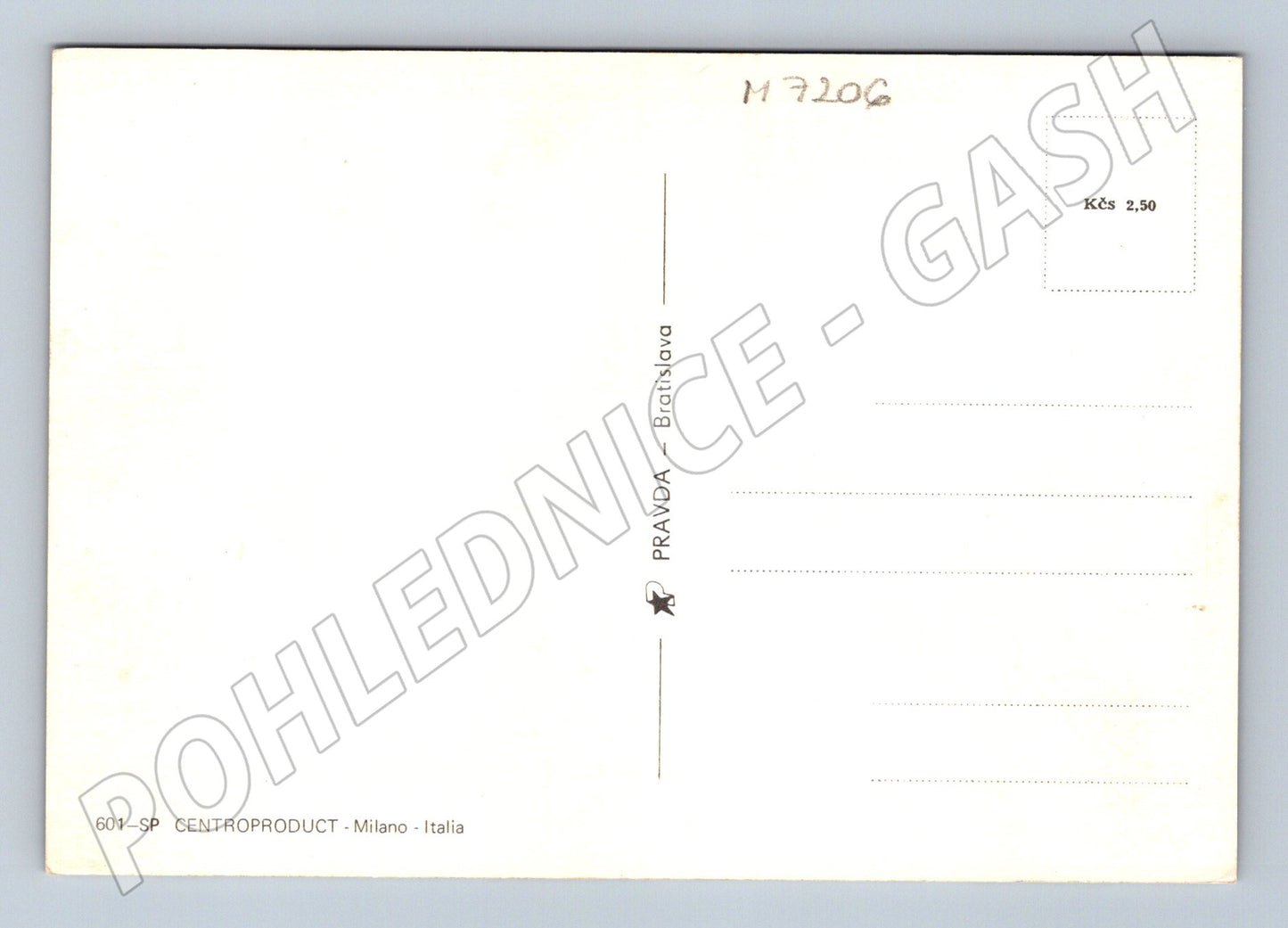 Pohlednice jezero a les Československo (M7206)