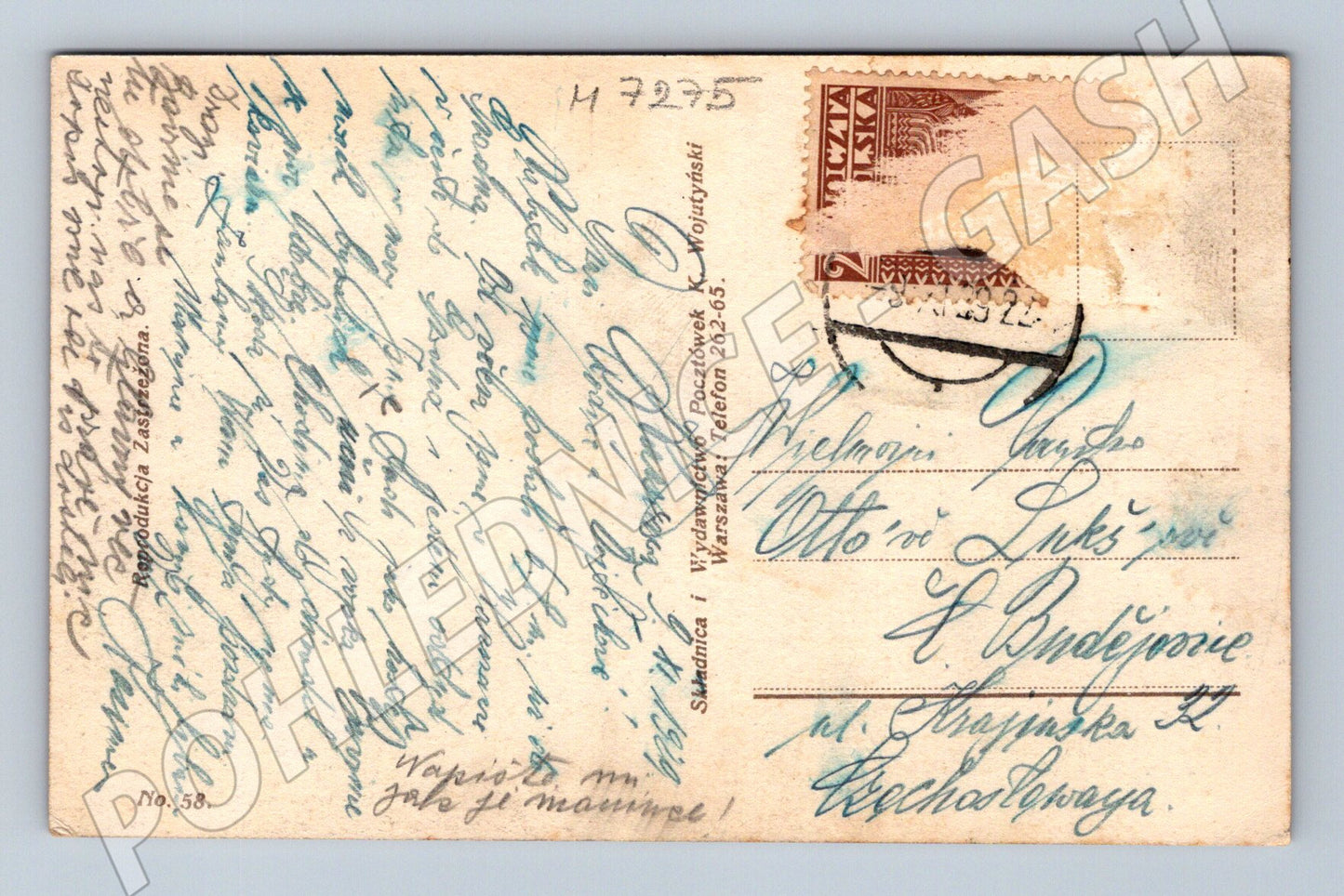 Pohlednice Varšava Staré Město historická (M7275)