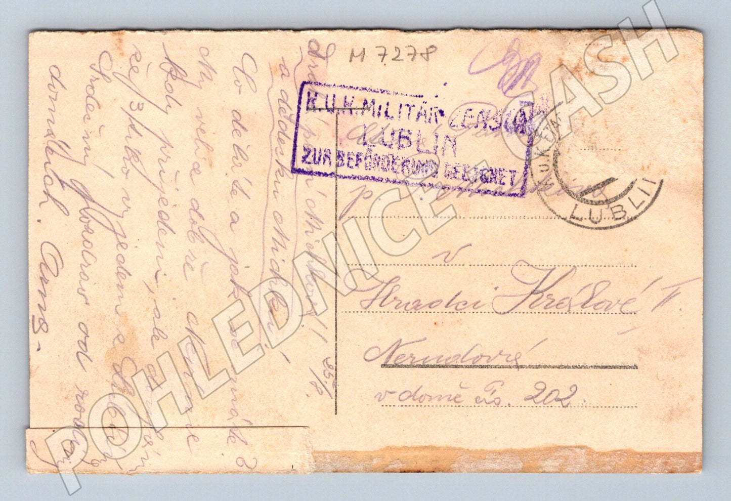 Pohlednice Lublin Trinitářská věž a katedrála (M7278)