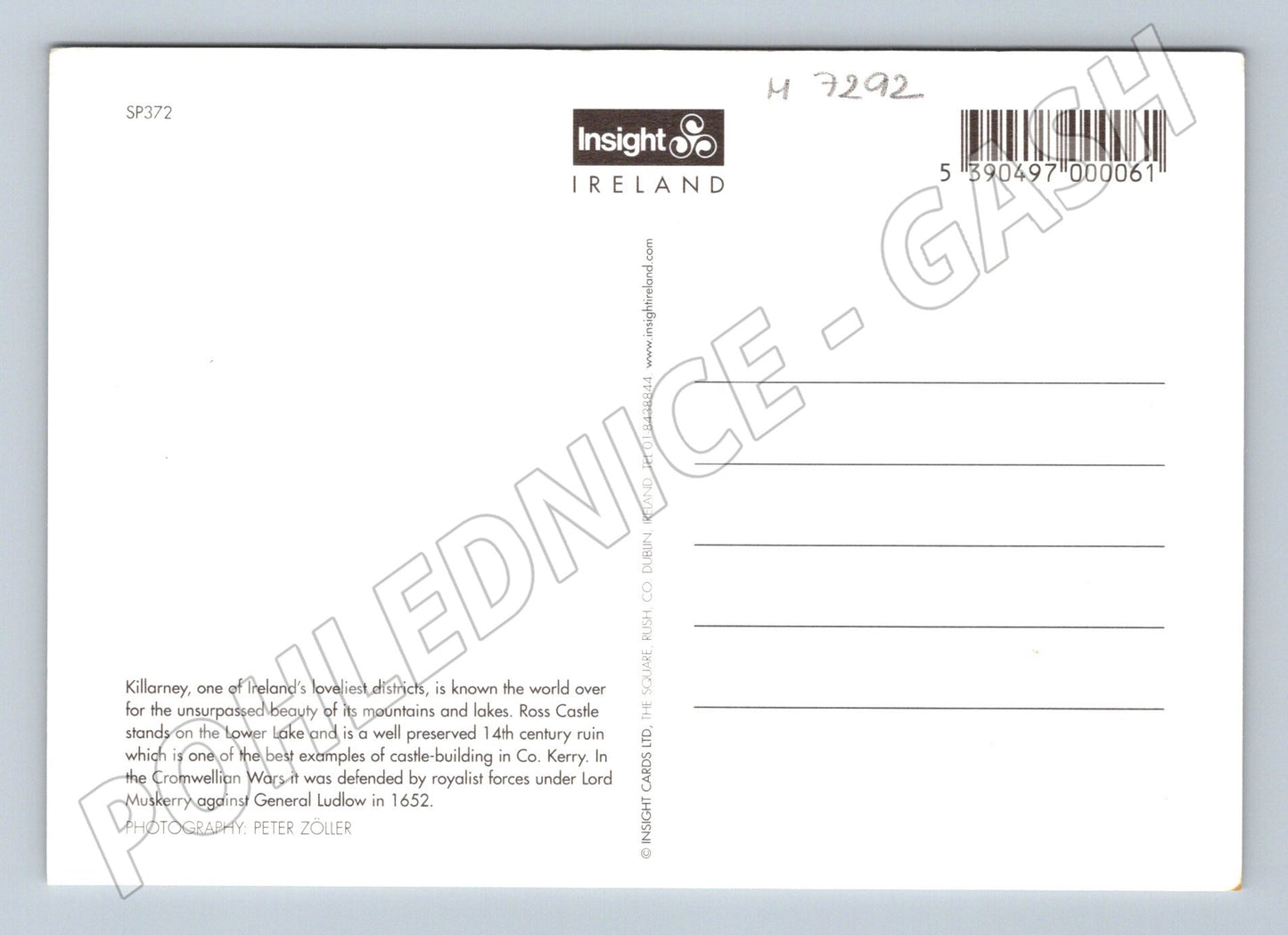 Pohlednice Ross Castle Killarney Irsko (M7292)