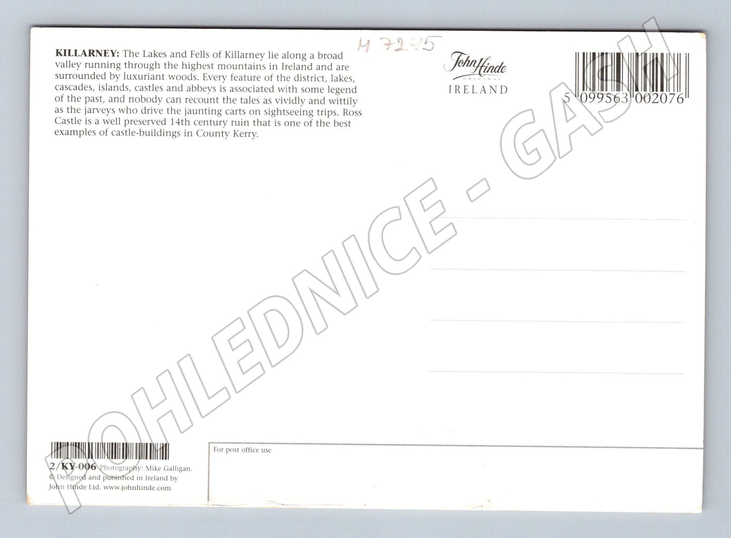 Pohlednice Killarney jezera a hory (M7295)