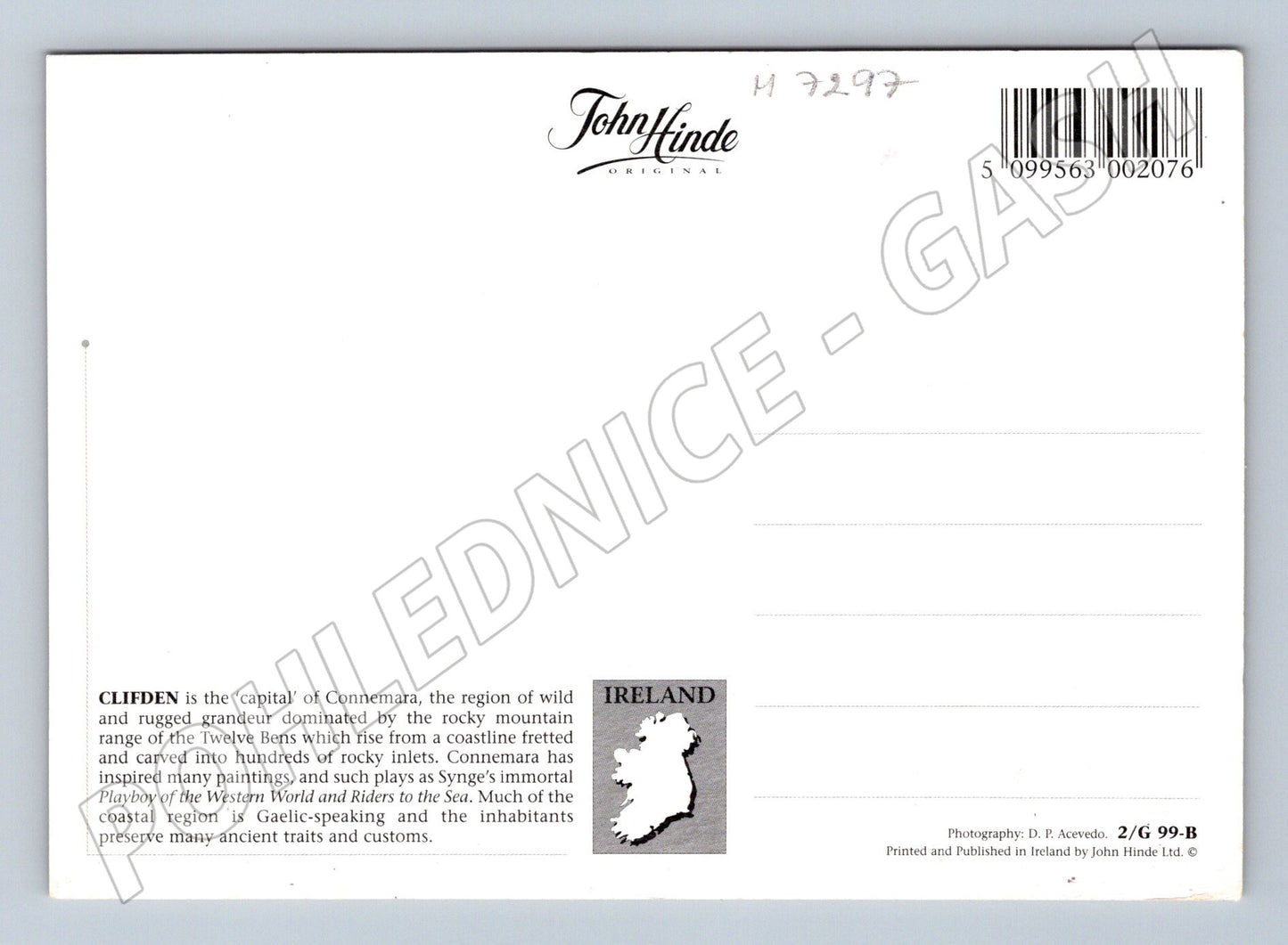 Pohlednice Clifden Connemara ulice (M7297)